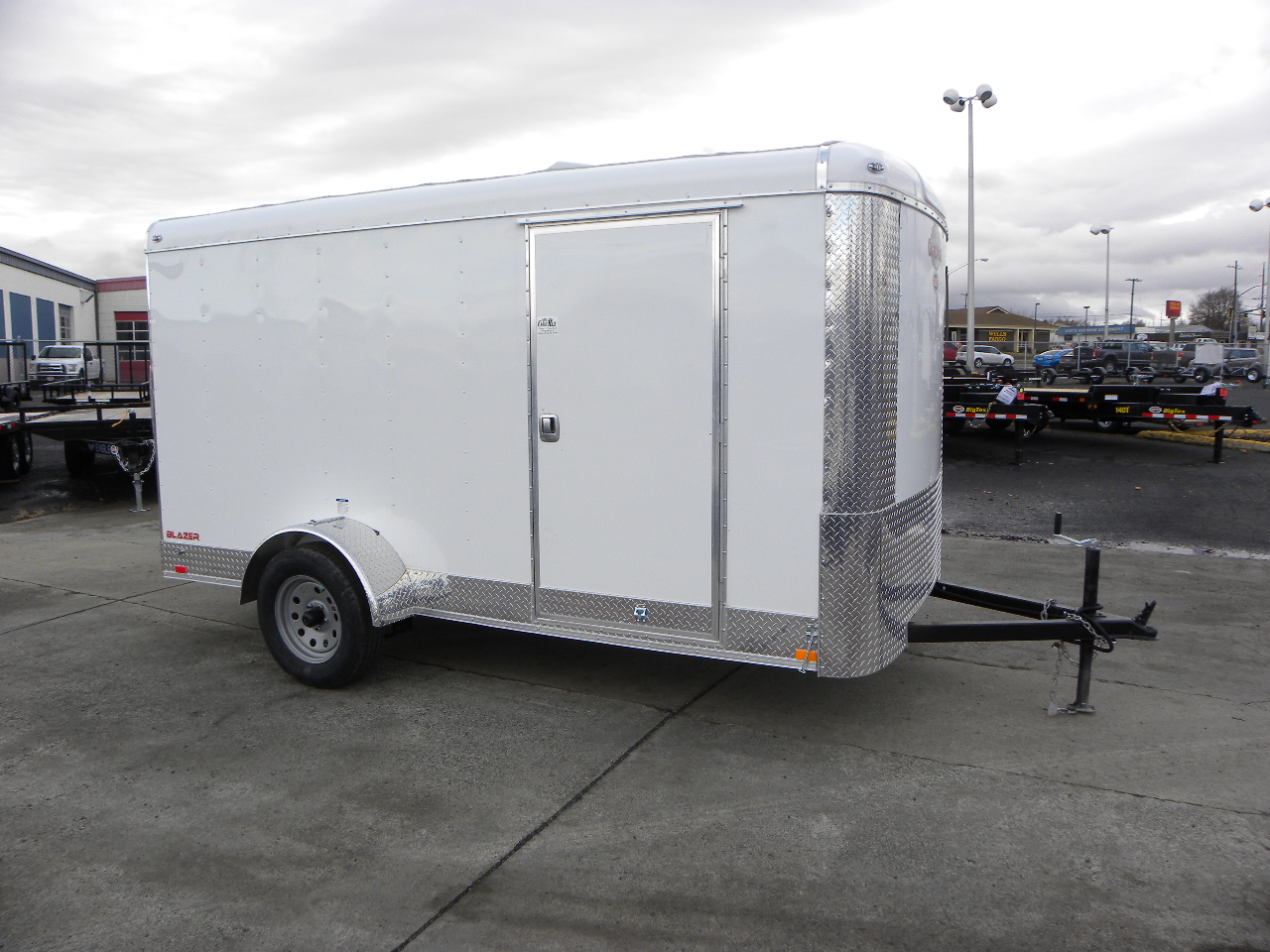 2019 Cargo Mate 6’x 12′ Enclosed Trailer Gateway Materials & Trailers