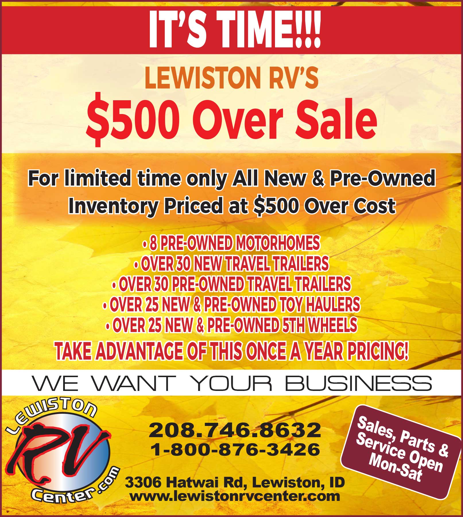 RV's, Campers, Travel Trailers & More Lewiston RV