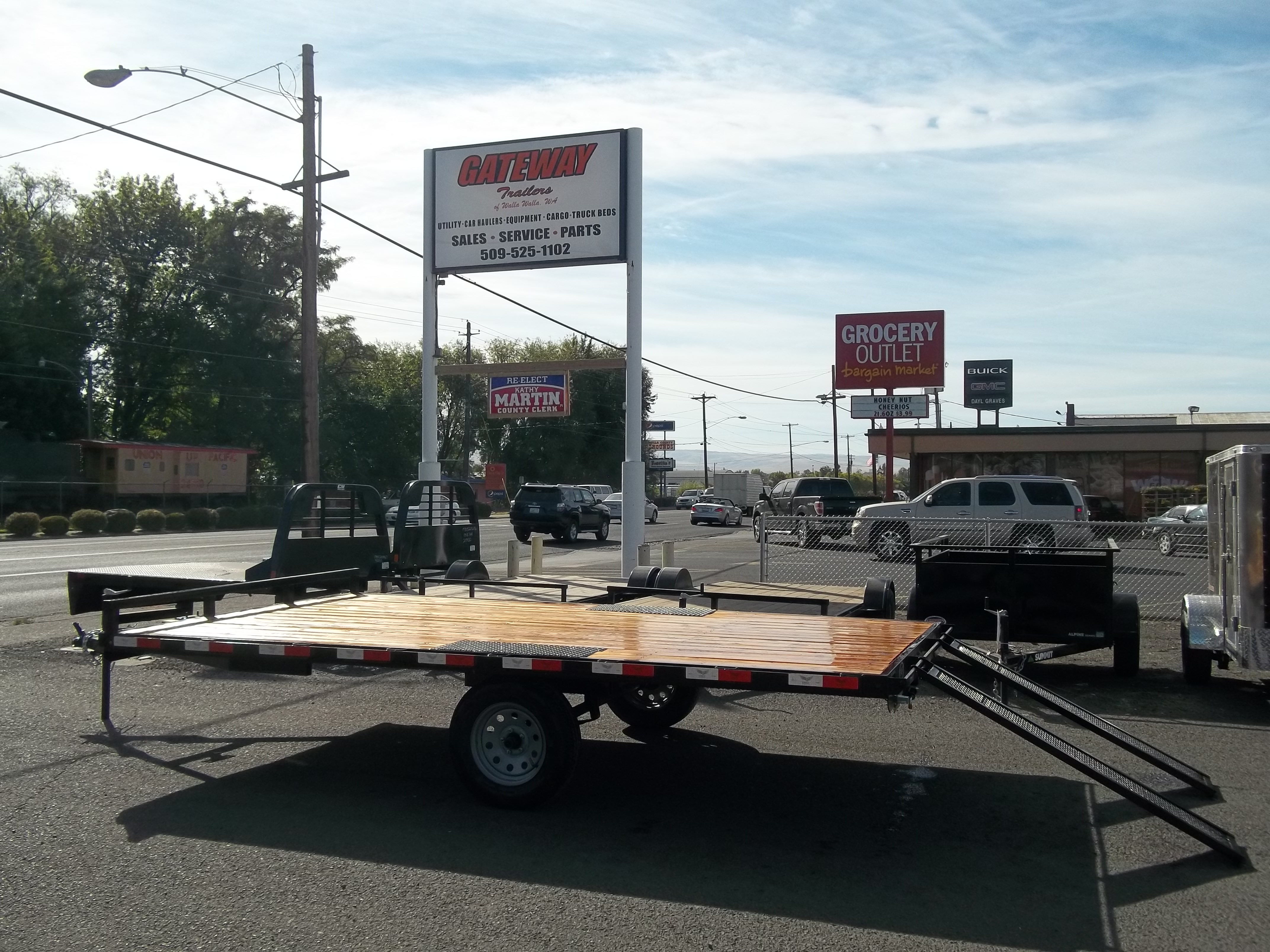 2018 Eagle 8.5’x 14′ Deckover ATV Trailer Gateway Trailers of Walla Walla