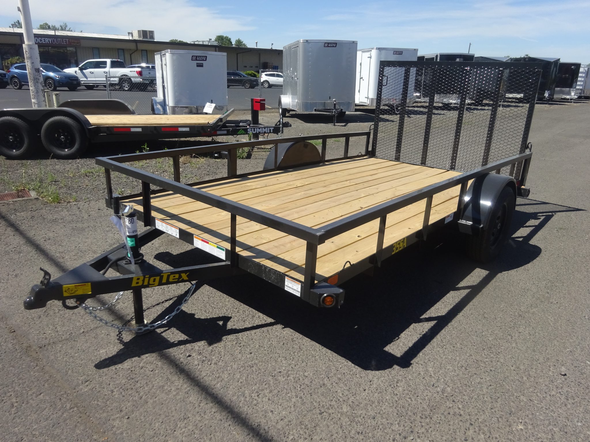 2027 Big Tex 77"x12' 35SA Utility Trailer *** 4' REAR RAMP GATE *** - Image 2