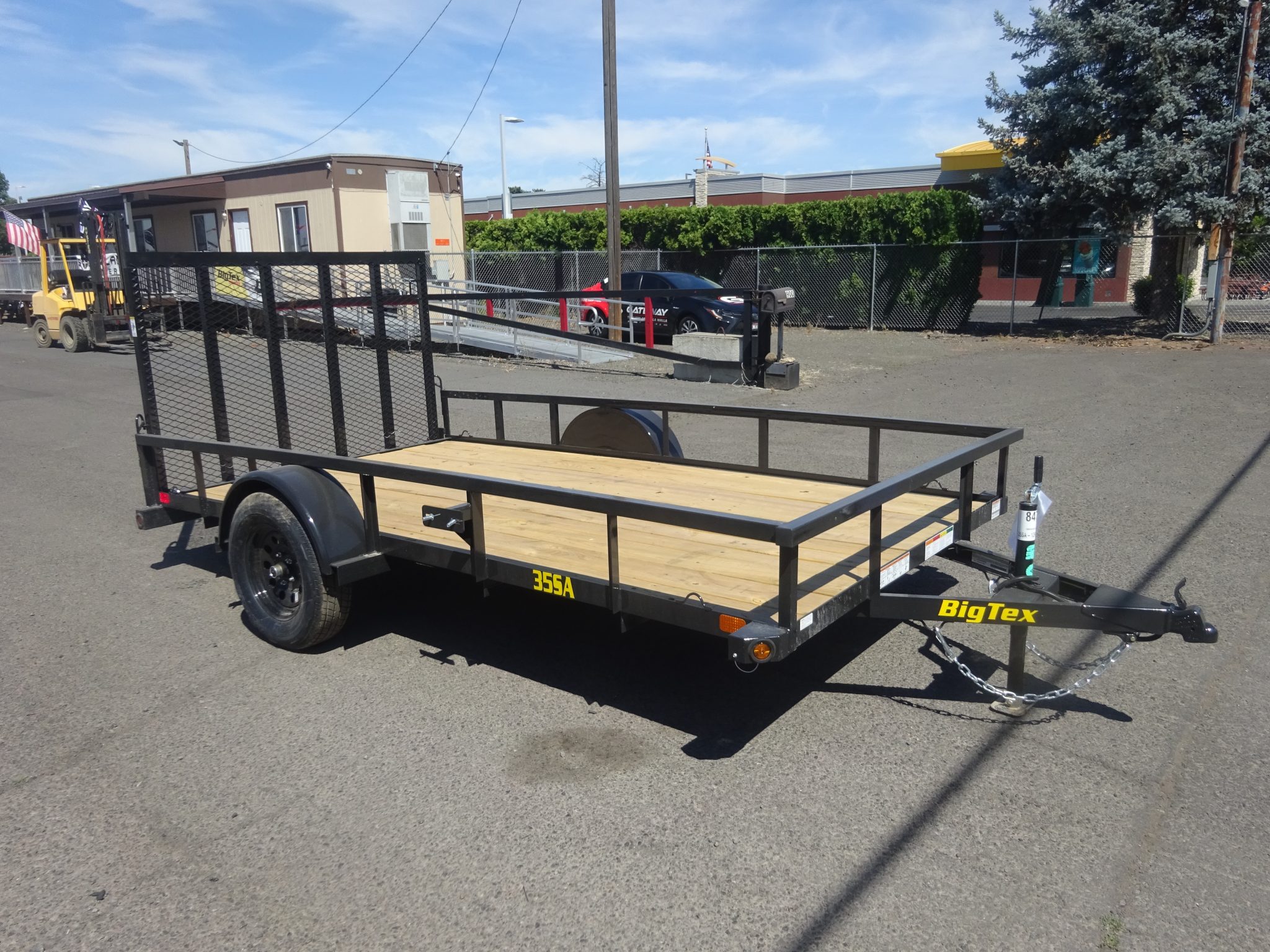 2027 Big Tex 77"x12' 35SA Utility Trailer *** 4' REAR RAMP GATE *** - Image 3