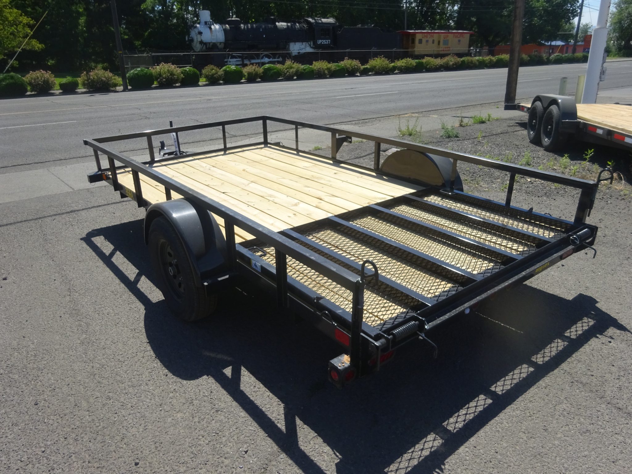 2027 Big Tex 77"x12' 35SA Utility Trailer *** 4' REAR RAMP GATE *** - Image 7