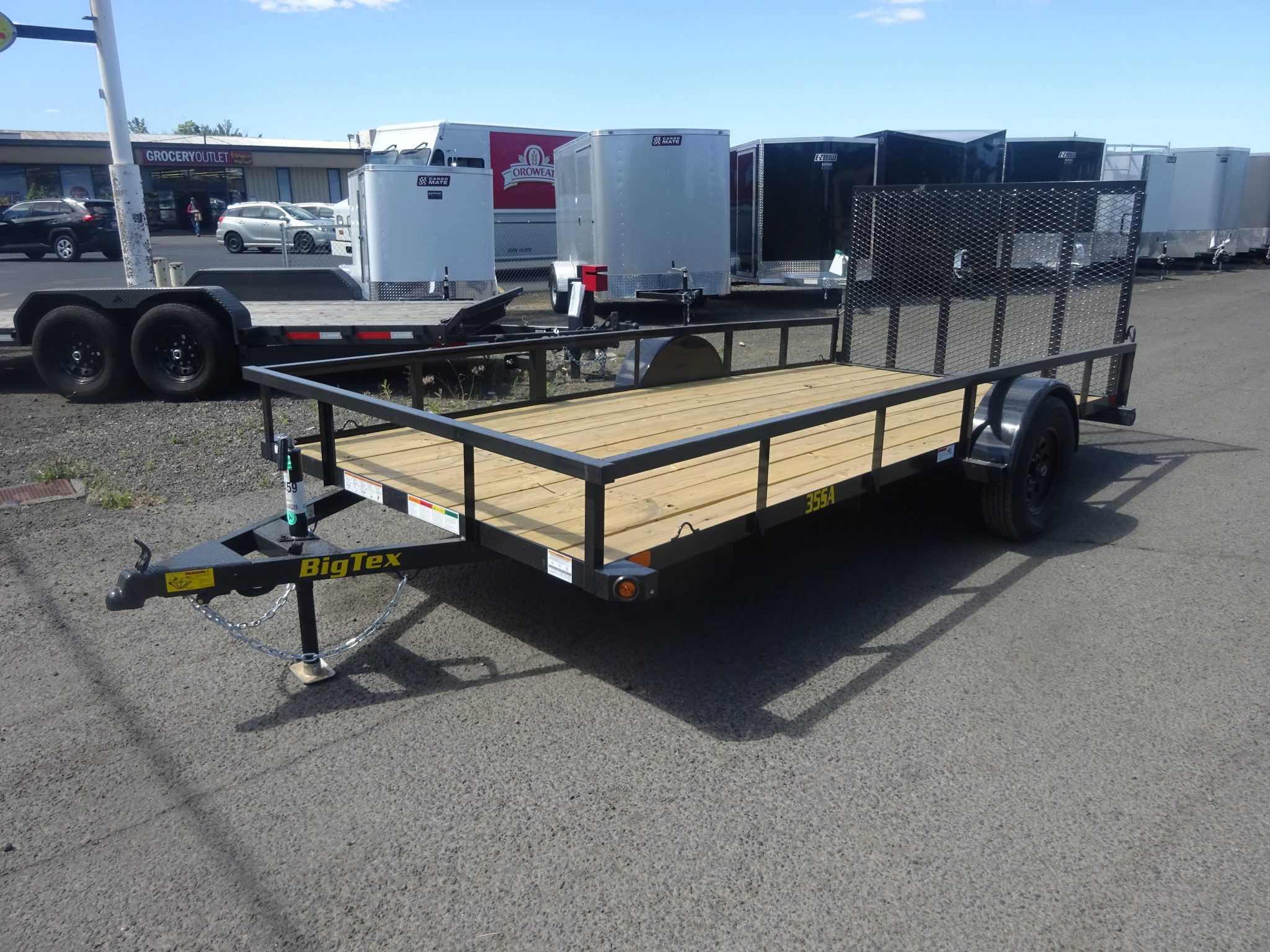 2026 Big Tex 77"x14' 35SA Utility Trailer *** WITH 48" REAR RAMP GATE *** - Image 2