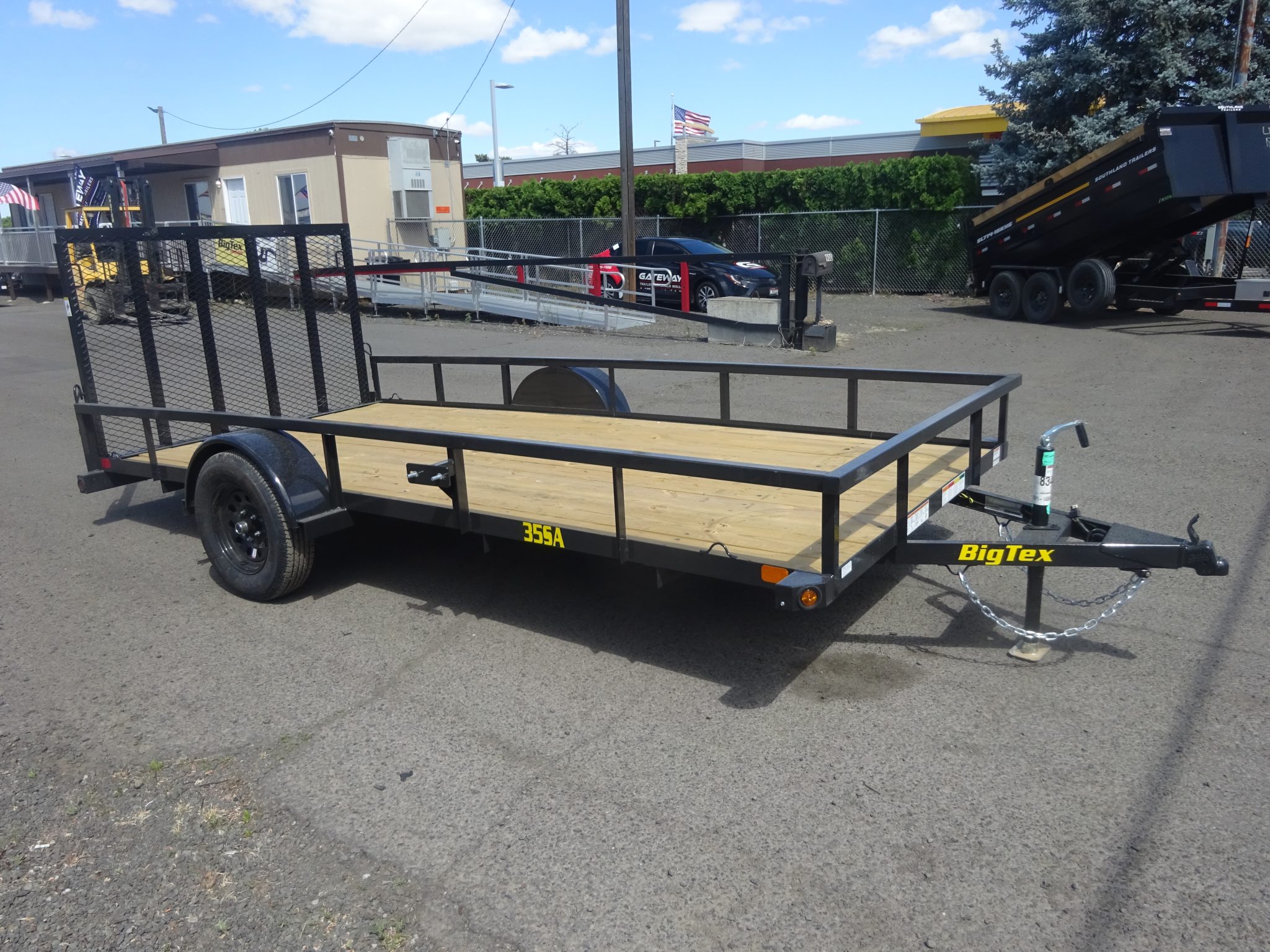 2026 Big Tex 77"x14' 35SA Utility Trailer *** WITH 48" REAR RAMP GATE *** - Image 3