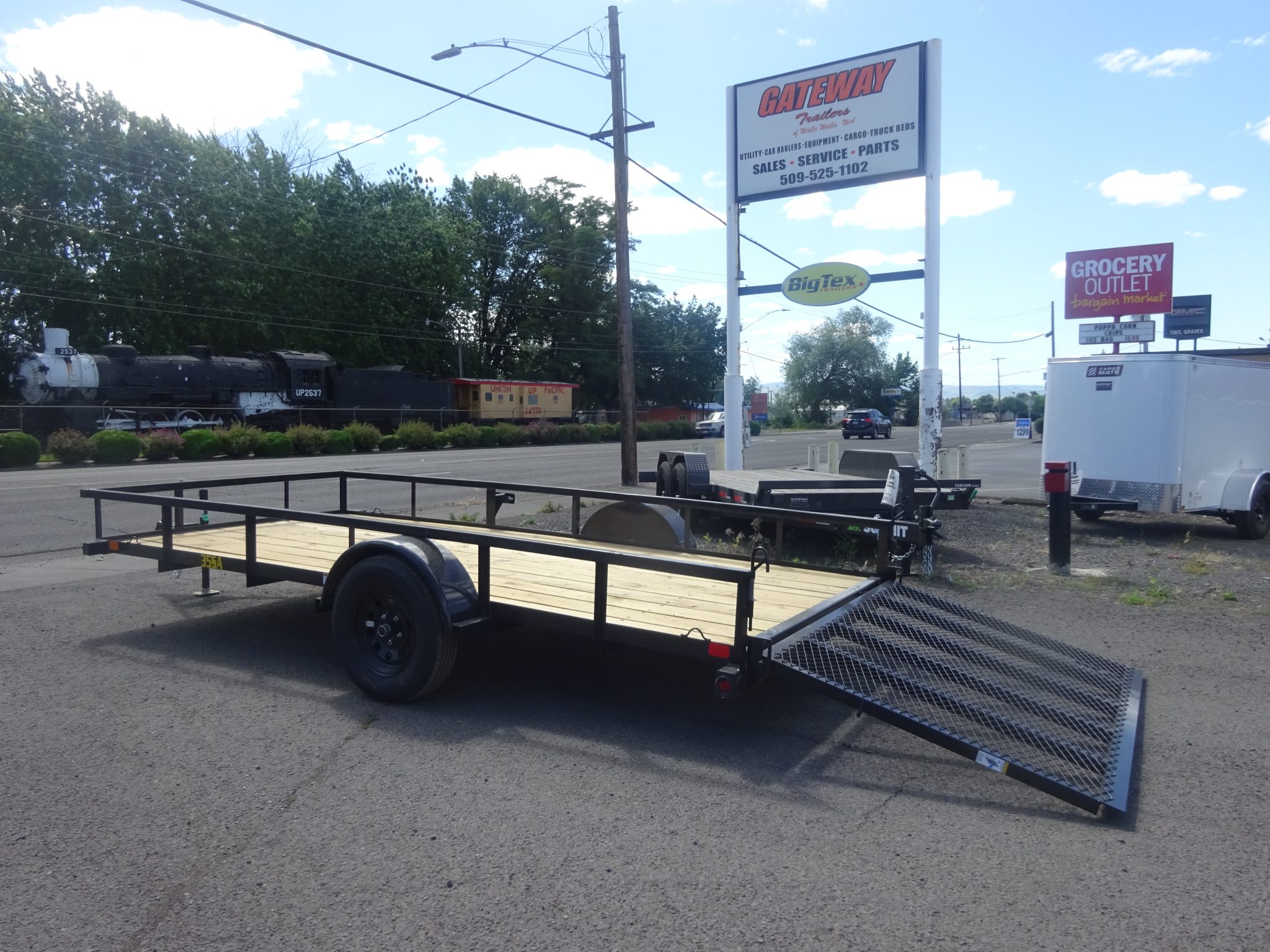 2026 Big Tex 77"x14' 35SA Utility Trailer *** WITH 48" REAR RAMP GATE *** - Image 6