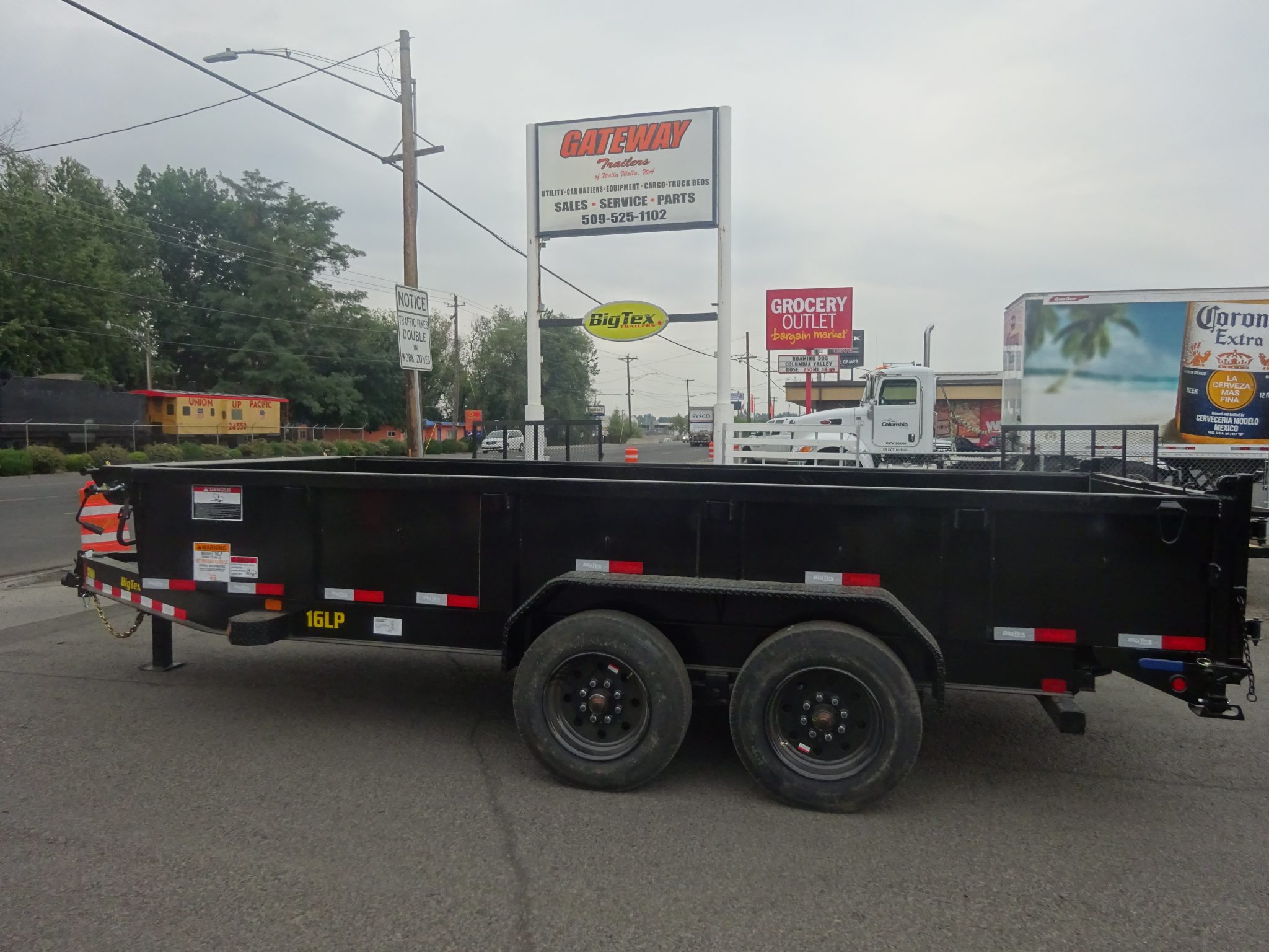 2024 Big Tex 83″x16′ 16LP Dump Trailer *** OIL BATH HUBS *** Gateway Trailers of Walla Walla