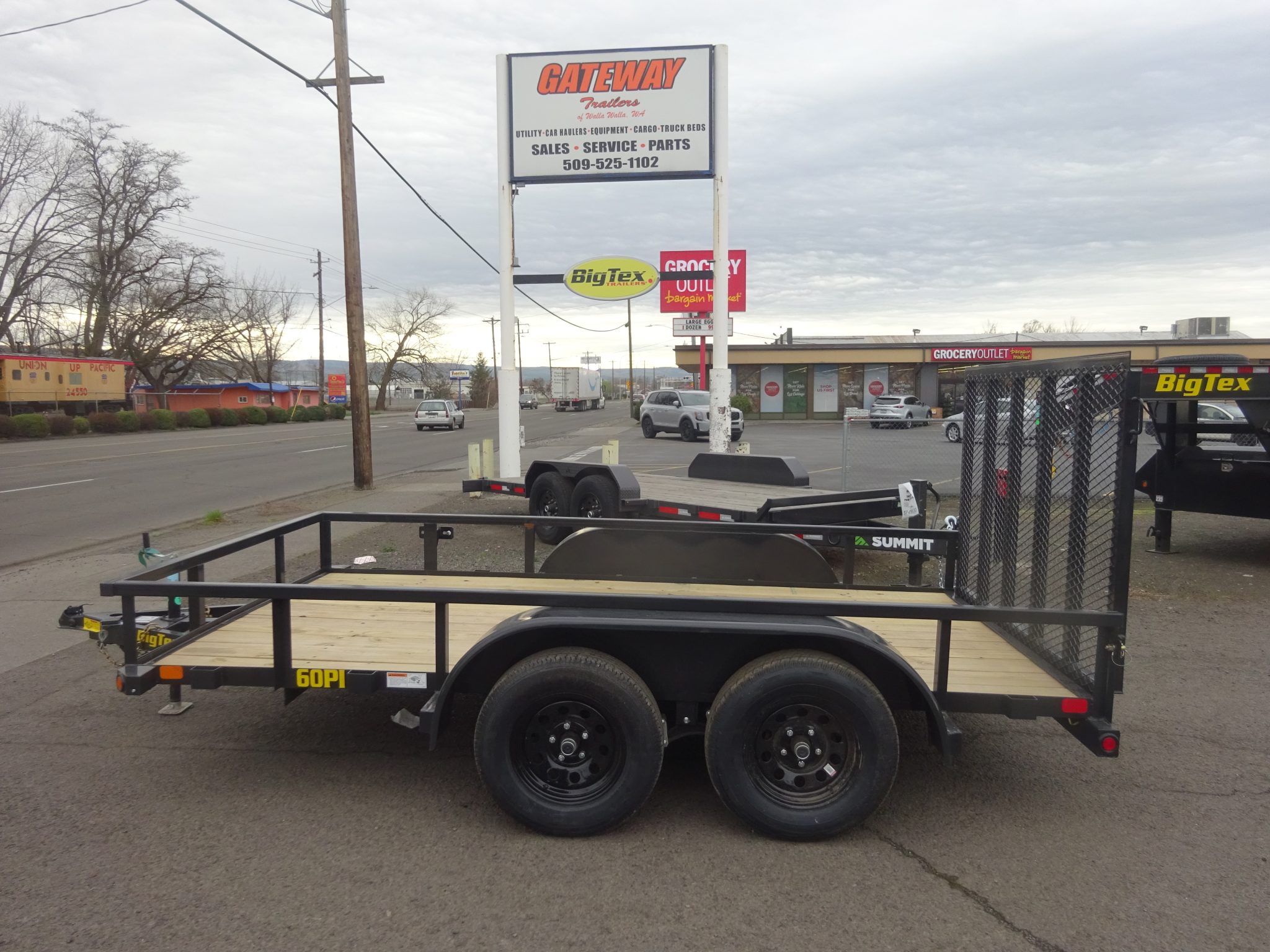 2027 Big Tex 77"x12' 60PI Utility Trailer *** 48" DROP DOWN RAMP ***