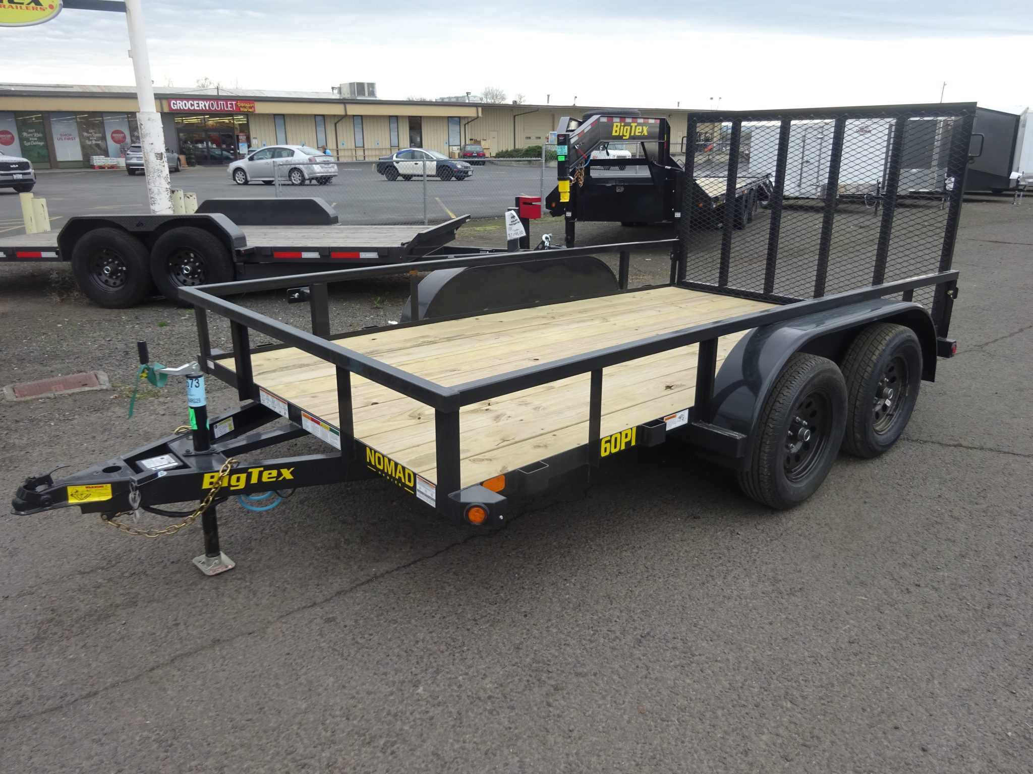 2027 Big Tex 77"x12' 60PI Utility Trailer *** 48" DROP DOWN RAMP *** - Image 2