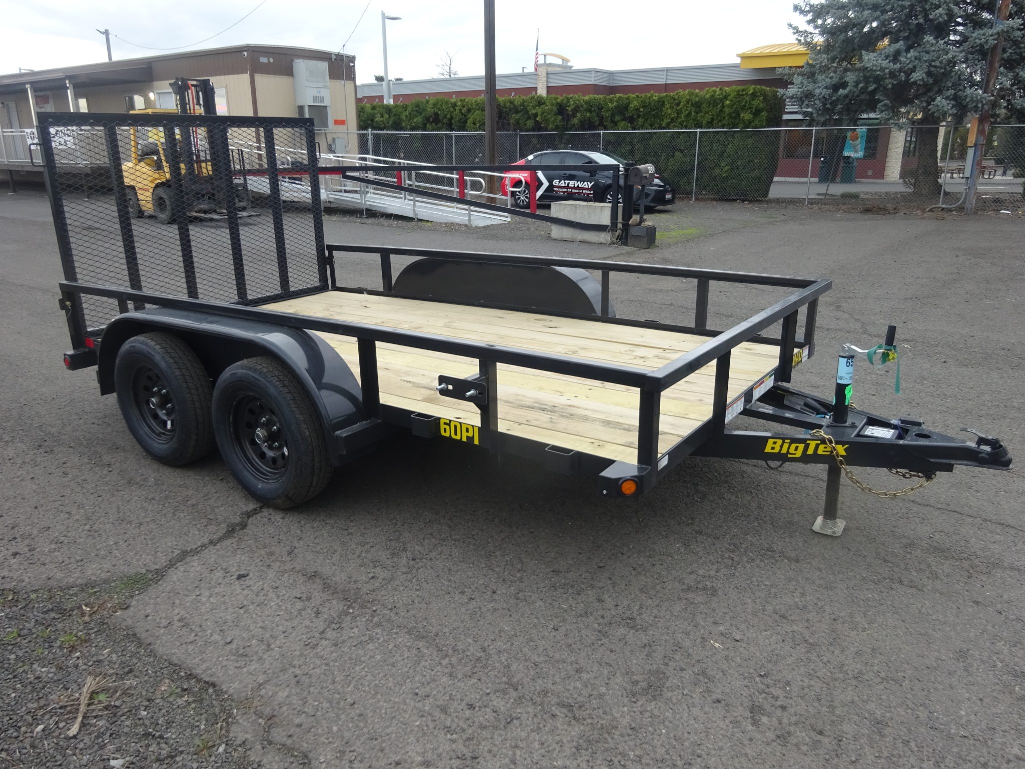 2027 Big Tex 77"x12' 60PI Utility Trailer *** 48" DROP DOWN RAMP *** - Image 3