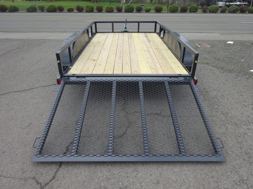 Pull Down Ramp 2027 Big Tex 77″x12′ 60PI Utility Trailer *** 48″ DROP DOWN RAMP ...