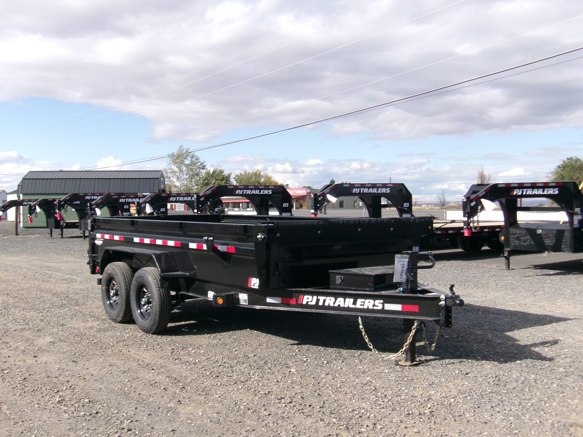 2024 PJ Trailers 83″x14′ Dump Trailer 14k Rated *Scissor Lift