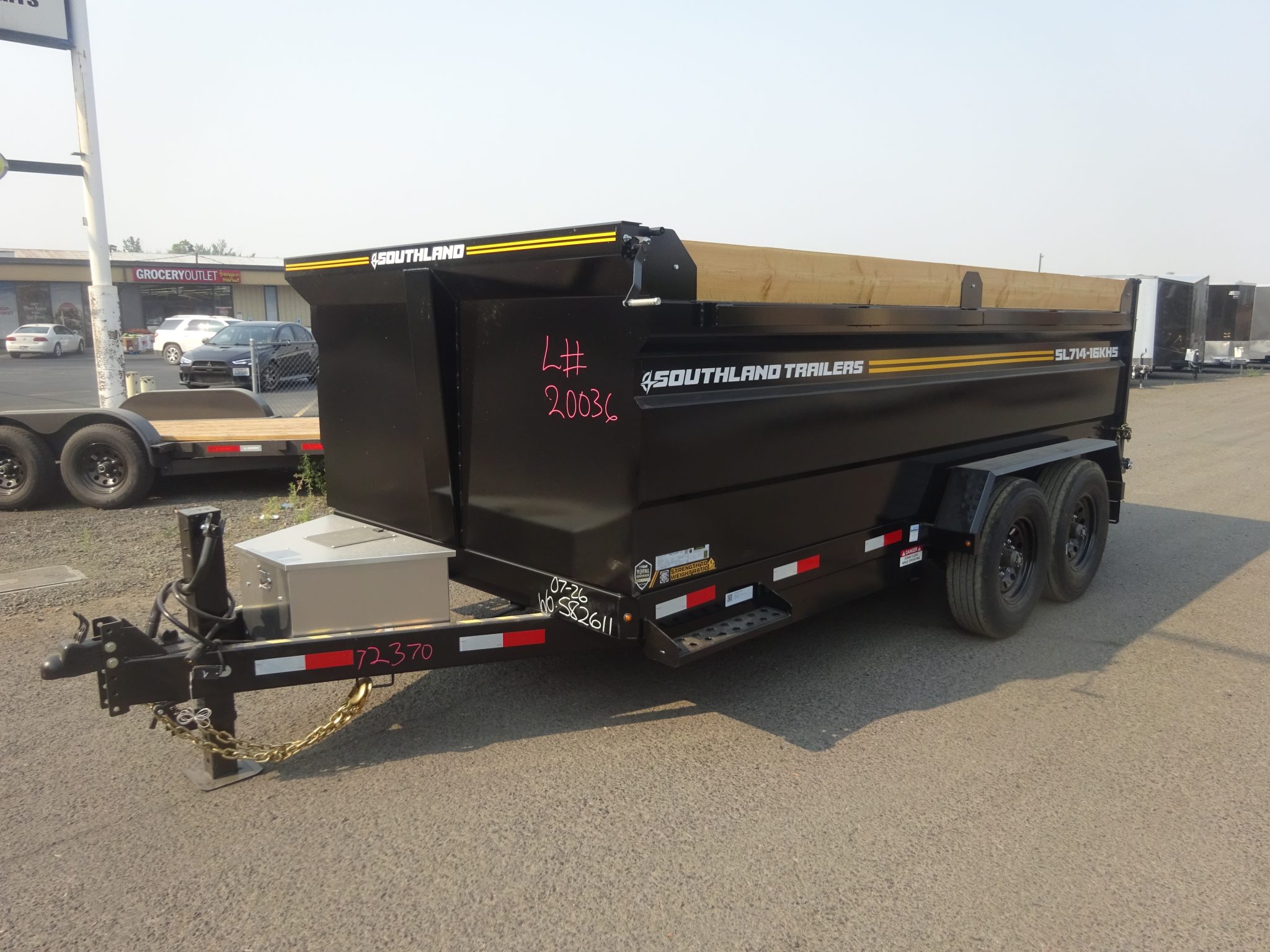 2027 Southland 7'x14' SL714-16kHS Dump Trailer *** 44" SIDE WALLS *** - Image 2