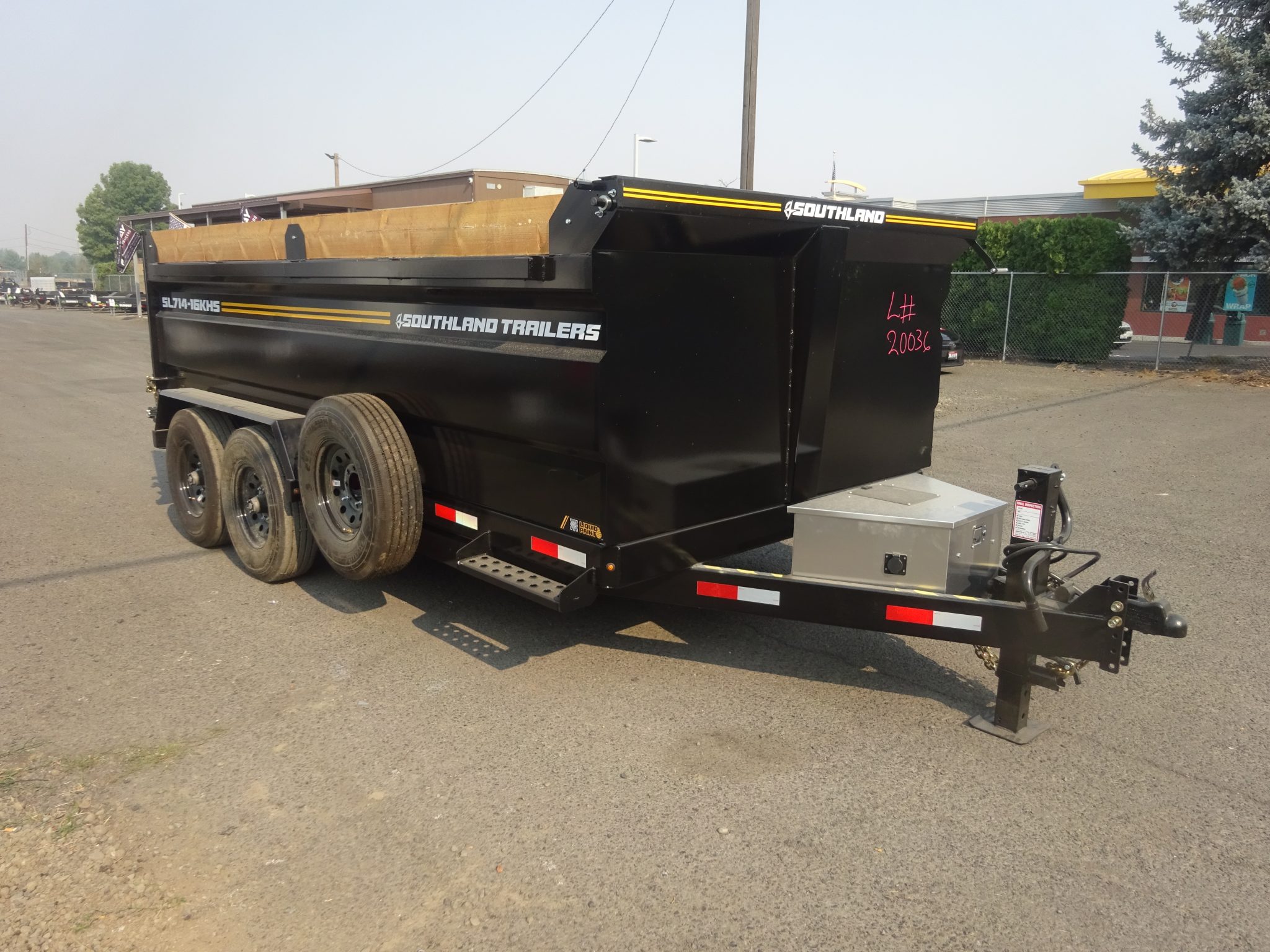 2027 Southland 7'x14' SL714-16kHS Dump Trailer *** 44" SIDE WALLS *** - Image 3