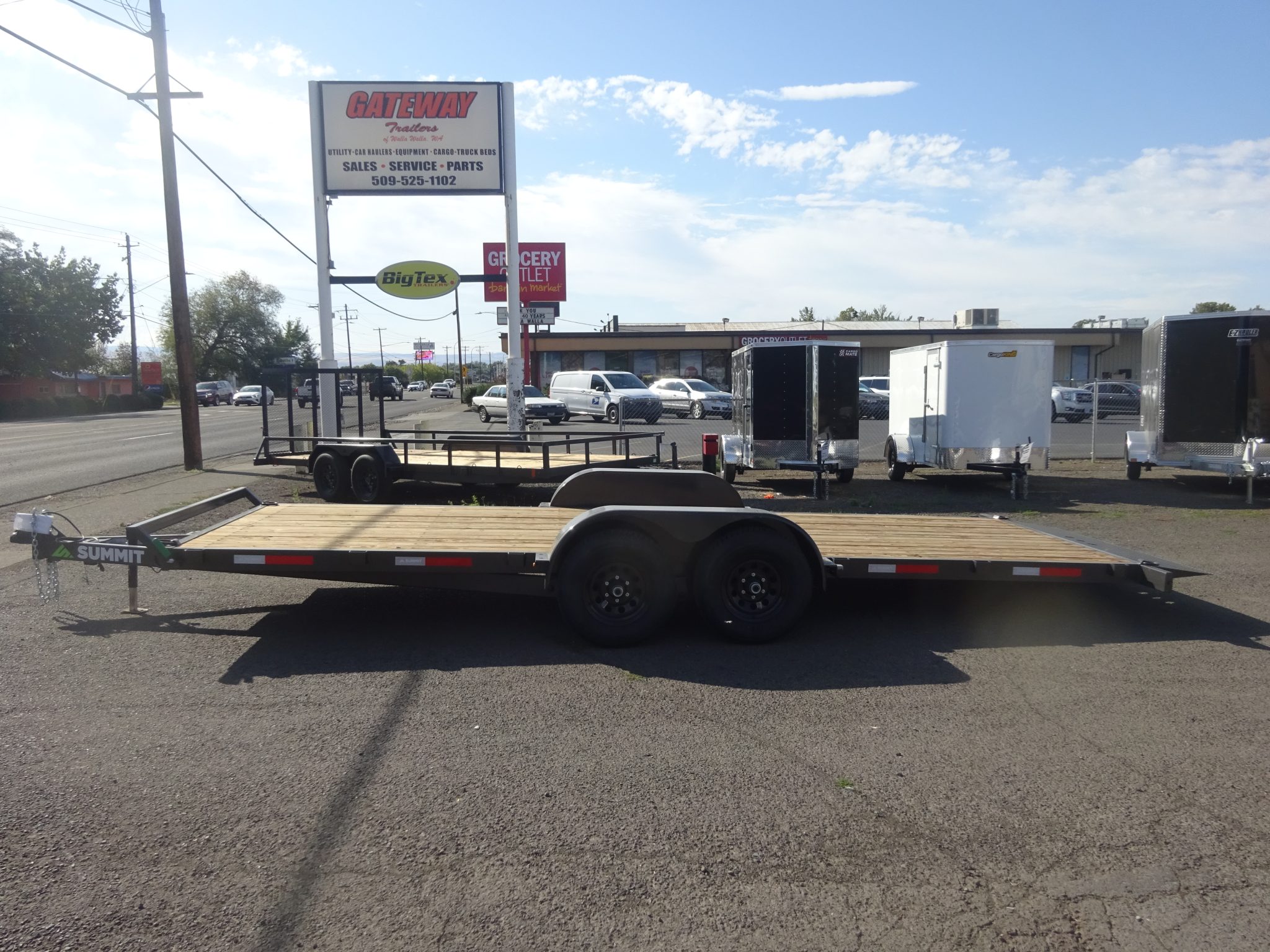 2026 Summit 7’x20′ Cascade Tilt Trailer *** FULL WEDGE APPROACH RAMP ***