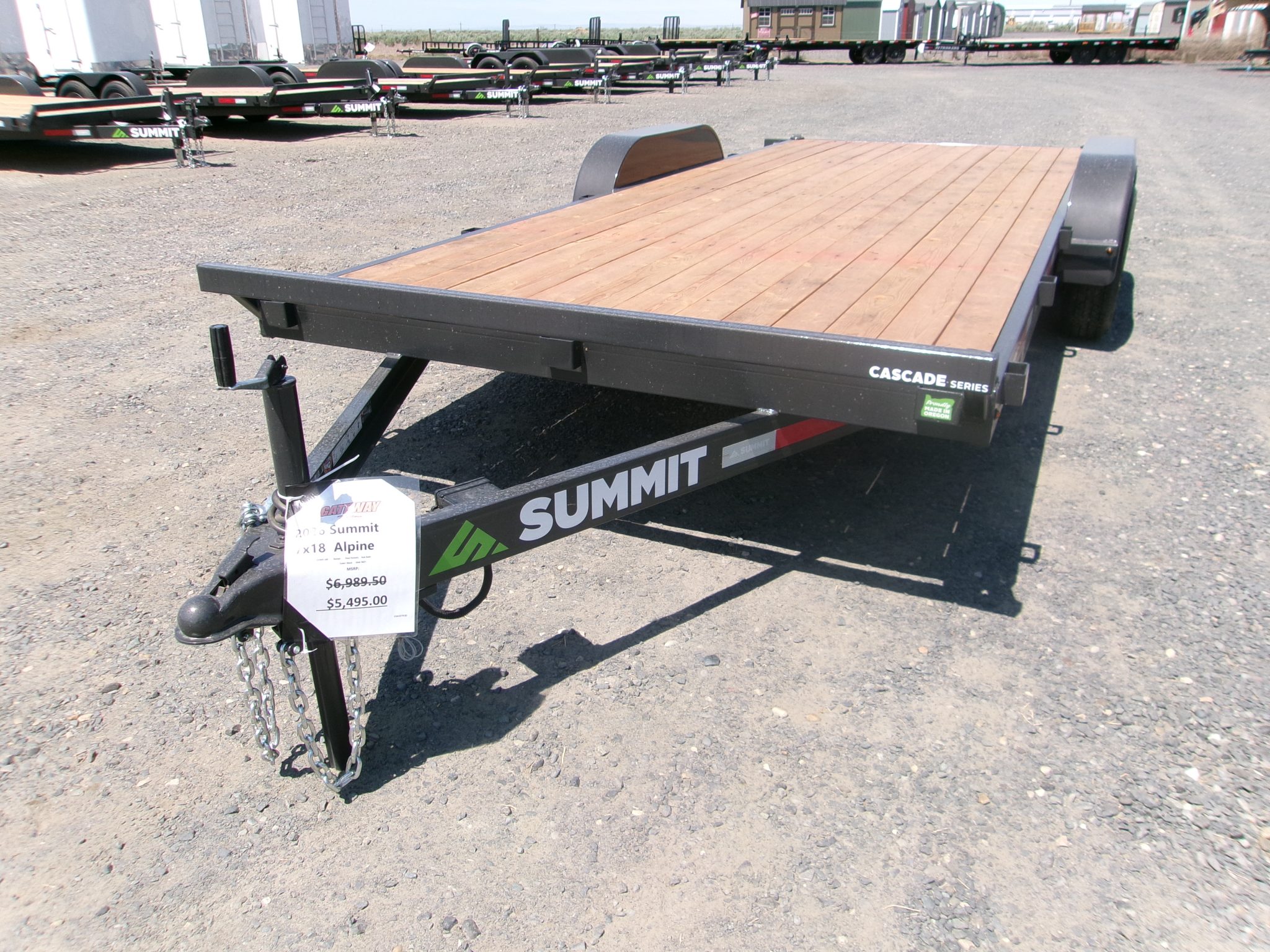 2026 7×18 10K Summit “Ramp Trailer” | Gateway Trailers of Hermiston