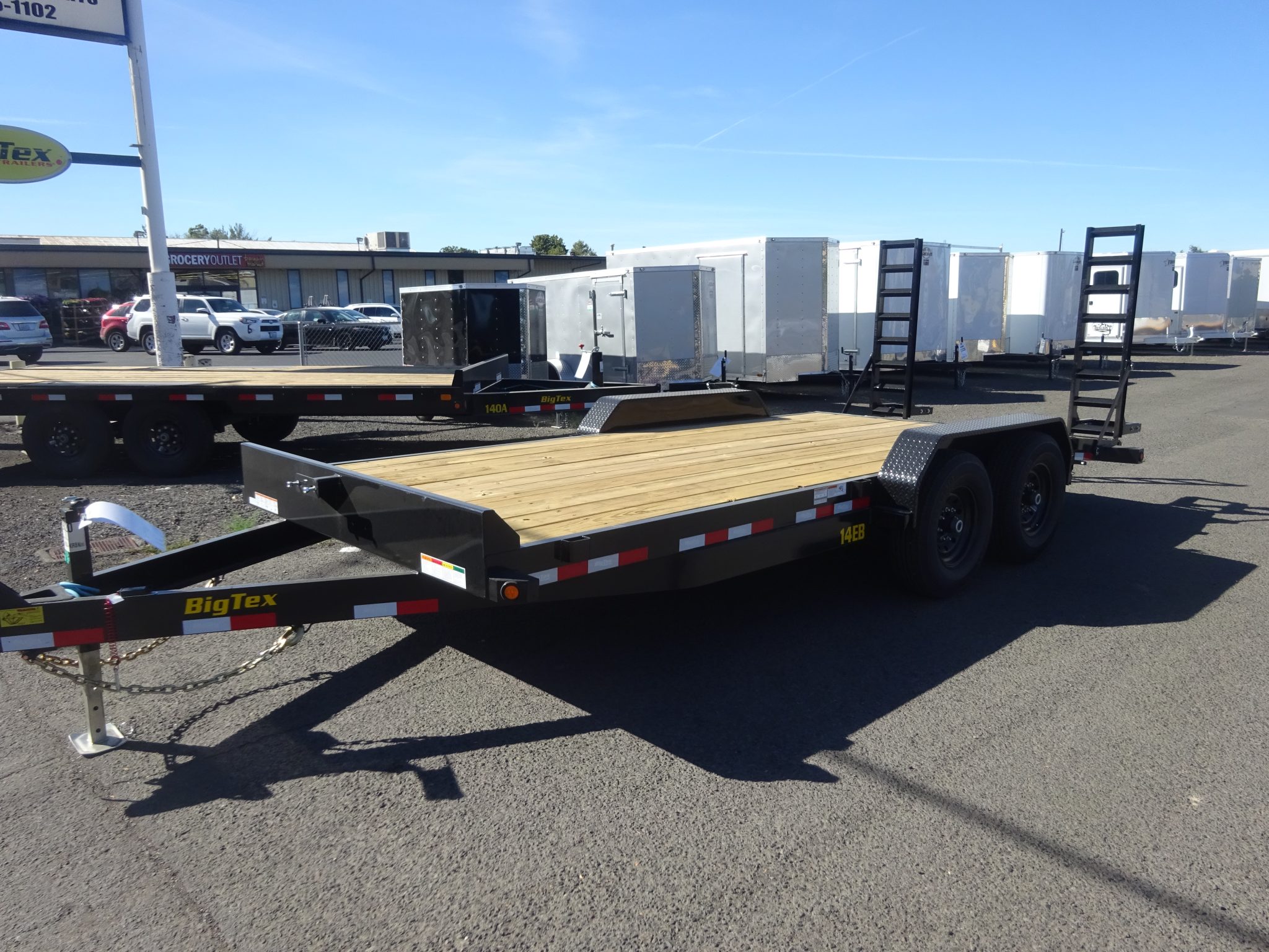 2026 Big Tex 83"x20' 14EB Equipment Trailer *** 5' FOLD DOWN RAMPS *** - Image 2