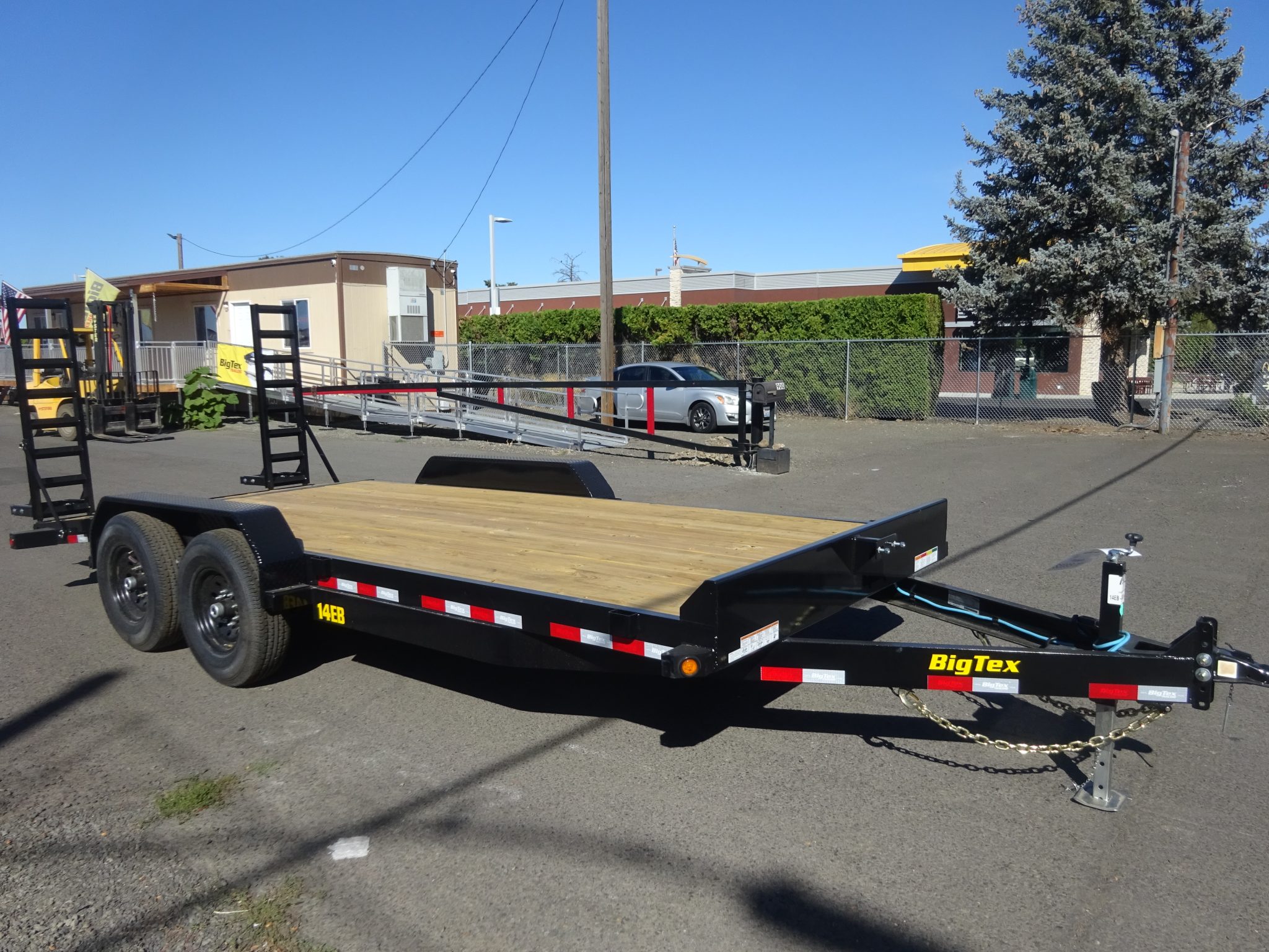 2026 Big Tex 83"x20' 14EB Equipment Trailer *** 5' FOLD DOWN RAMPS *** - Image 3