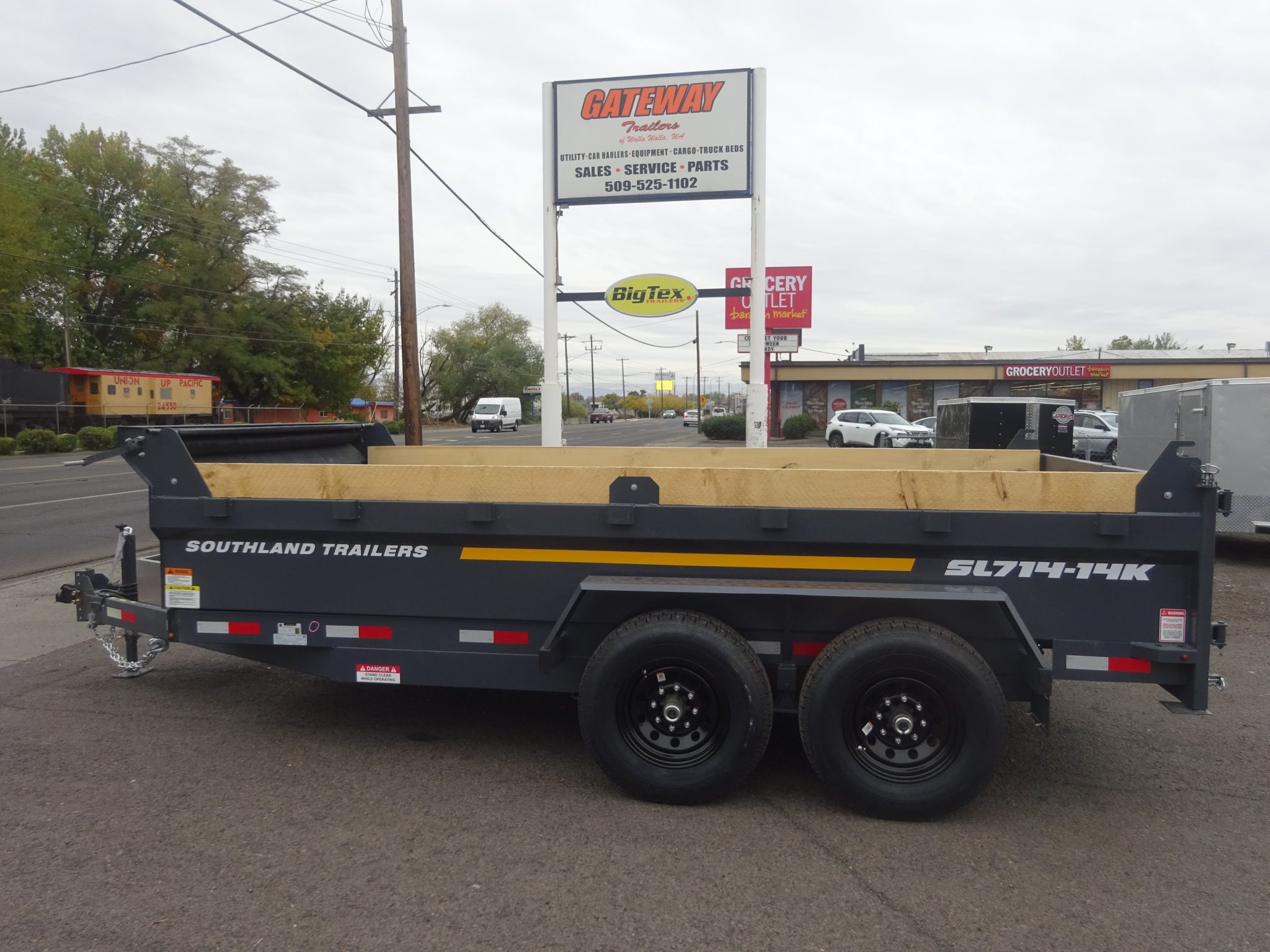 2026 Southland 7’x14′ SL Dump Trailer *** TARP, RAMPS, SPARE INCLUDED ***