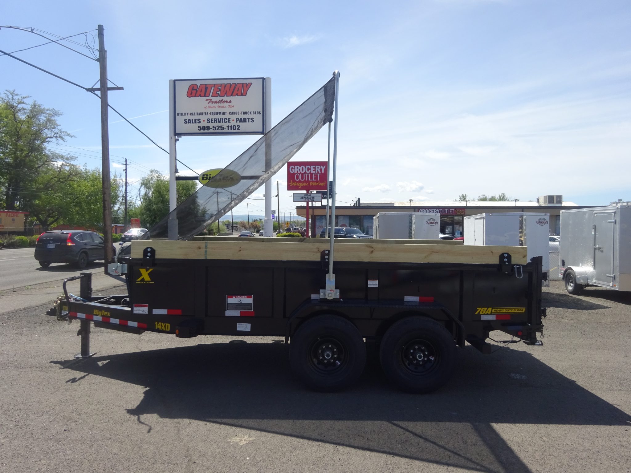 2026 Big Tex 83″x14′ 14XD Dump Trailer *** FOLD OVER TARP KIT ***