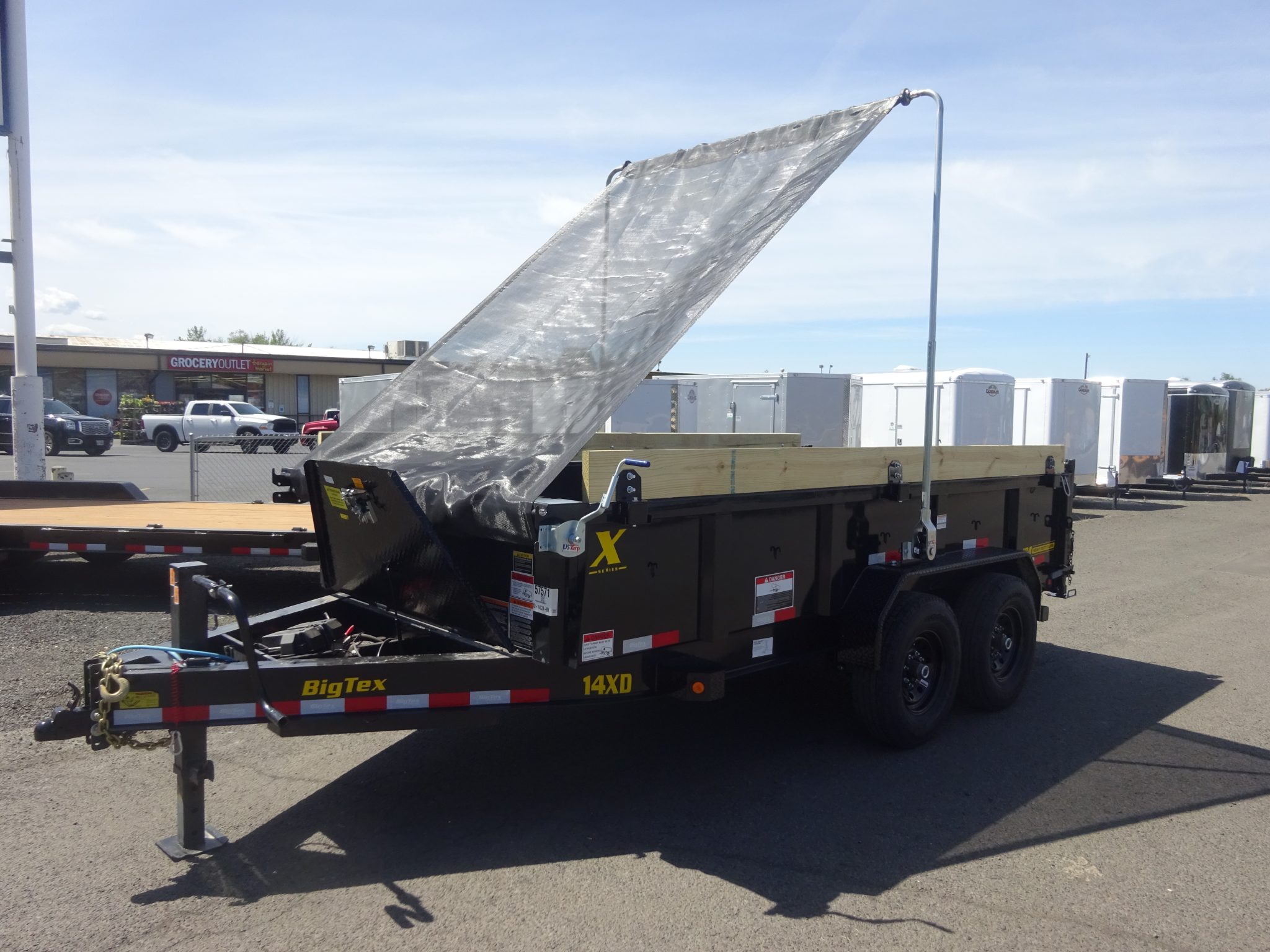 2026 Big Tex 83"x14' 14XD Dump Trailer *** FOLD OVER TARP KIT *** - Image 2