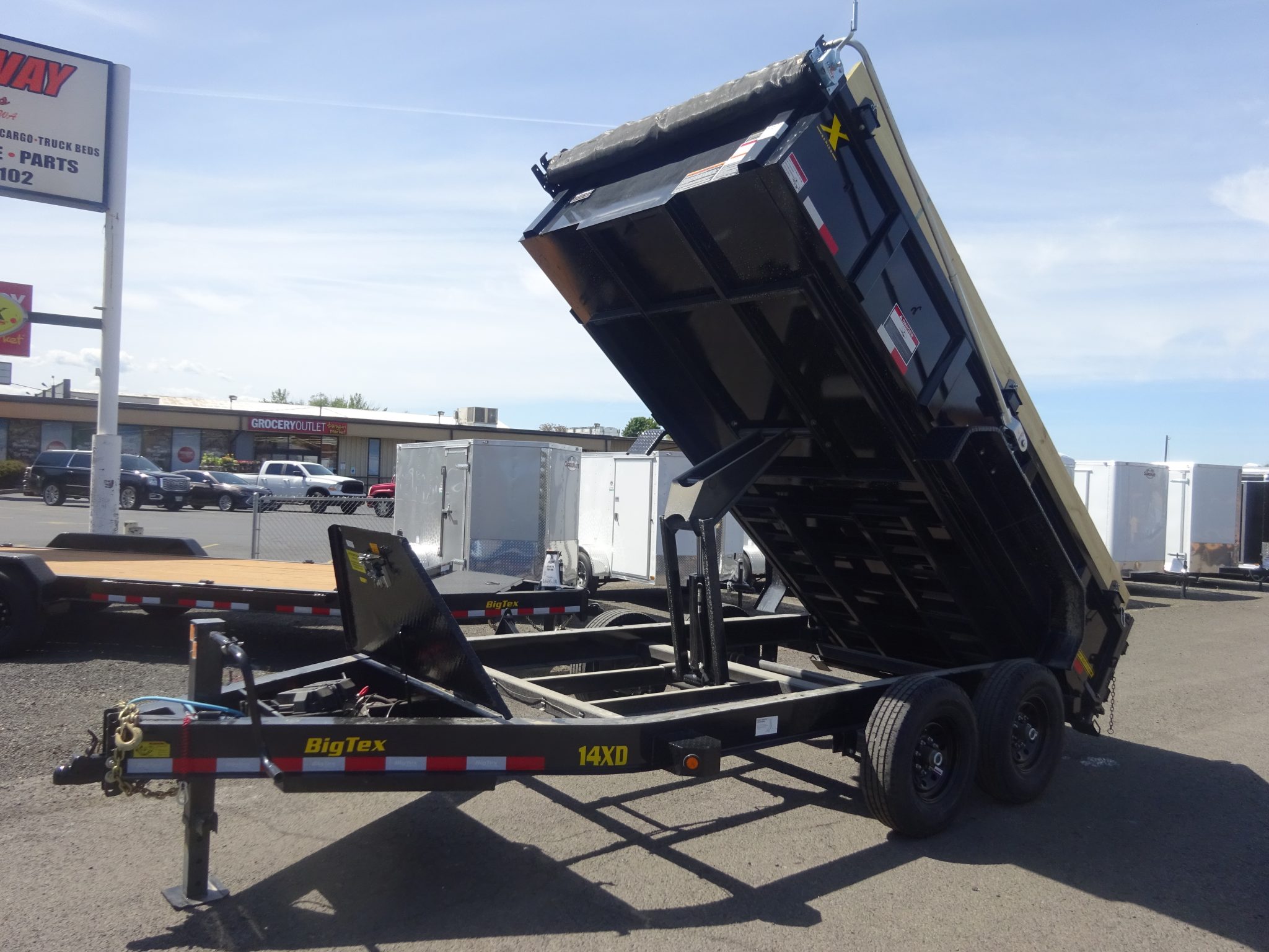 2026 Big Tex 83"x14' 14XD Dump Trailer *** FOLD OVER TARP KIT *** - Image 7