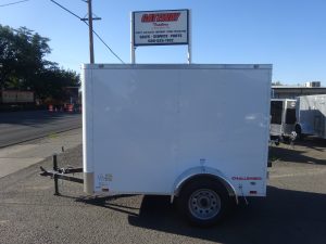 2026 Cargo Mate 5'x8' Challenger Enclosed Trailer *** REAR BARN DOORS ***