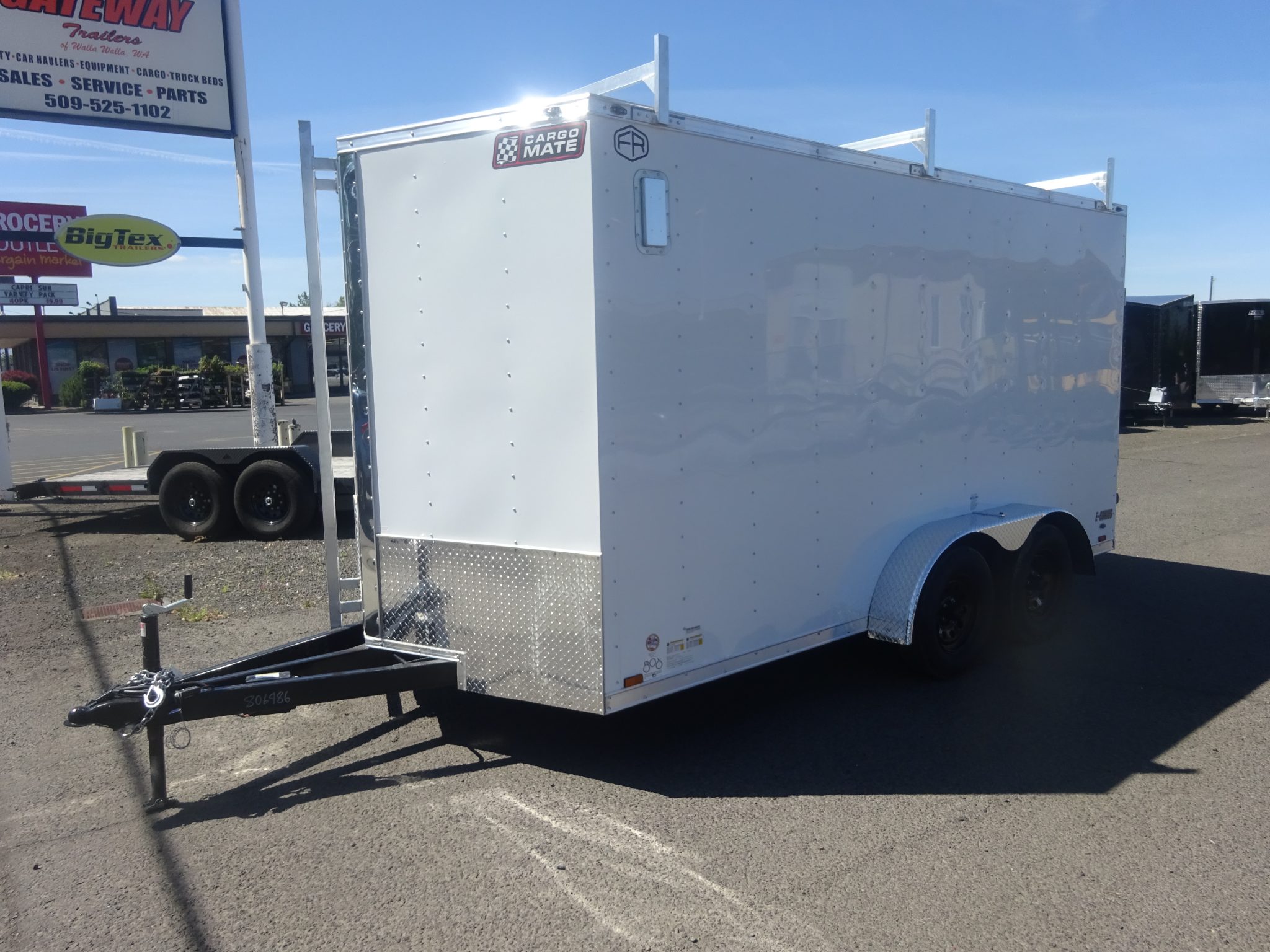 2026 Cargo Mate 7'x14' Contractors Trailer *** ALUMINUM LADDER & RACKS *** - Image 2