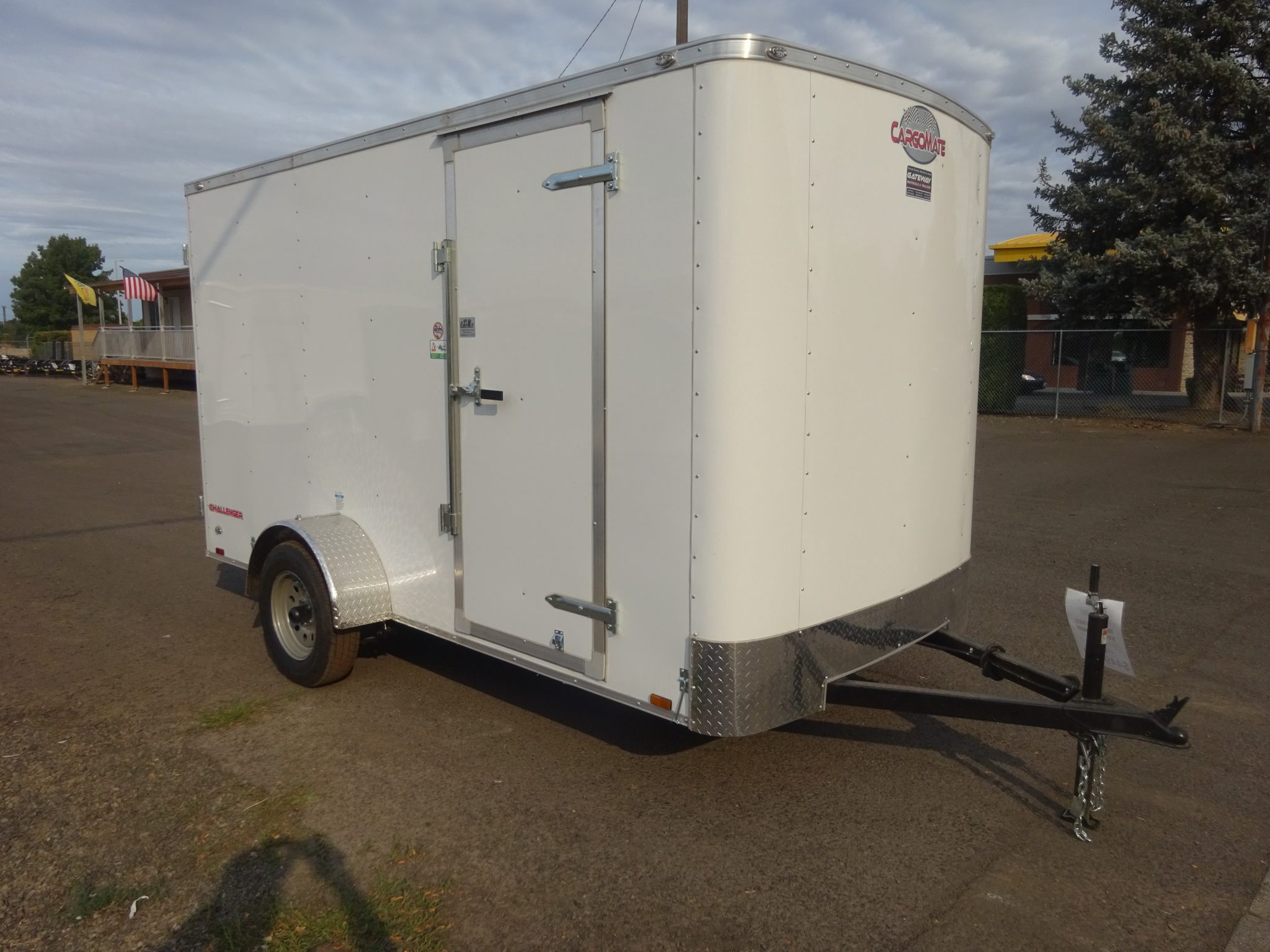 2027 Cargo Mate 6'x12' Challenger *** REAR BARN DOORS *** - Image 3