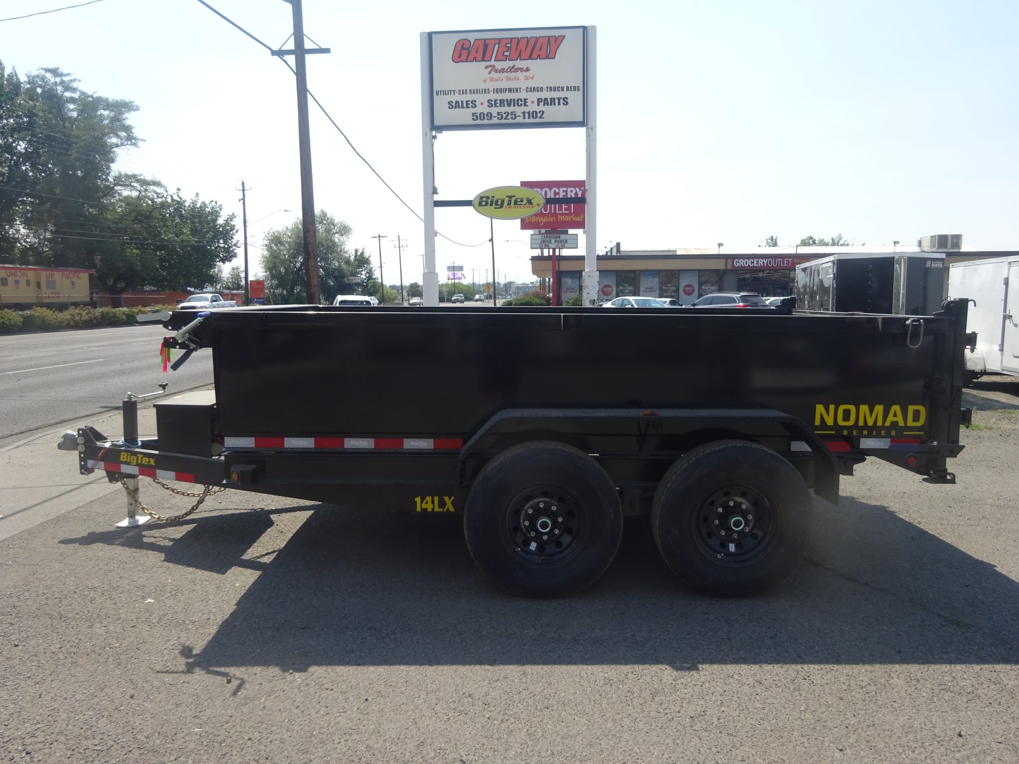 2027 Big Tex 83"x12' 14LX Dump Trailer *** WITH SPREADER GATE ***