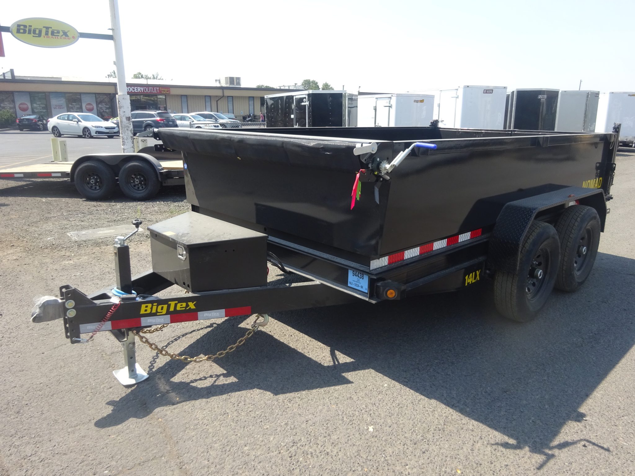 2027 Big Tex 83"x12' 14LX Dump Trailer *** WITH SPREADER GATE *** - Image 2