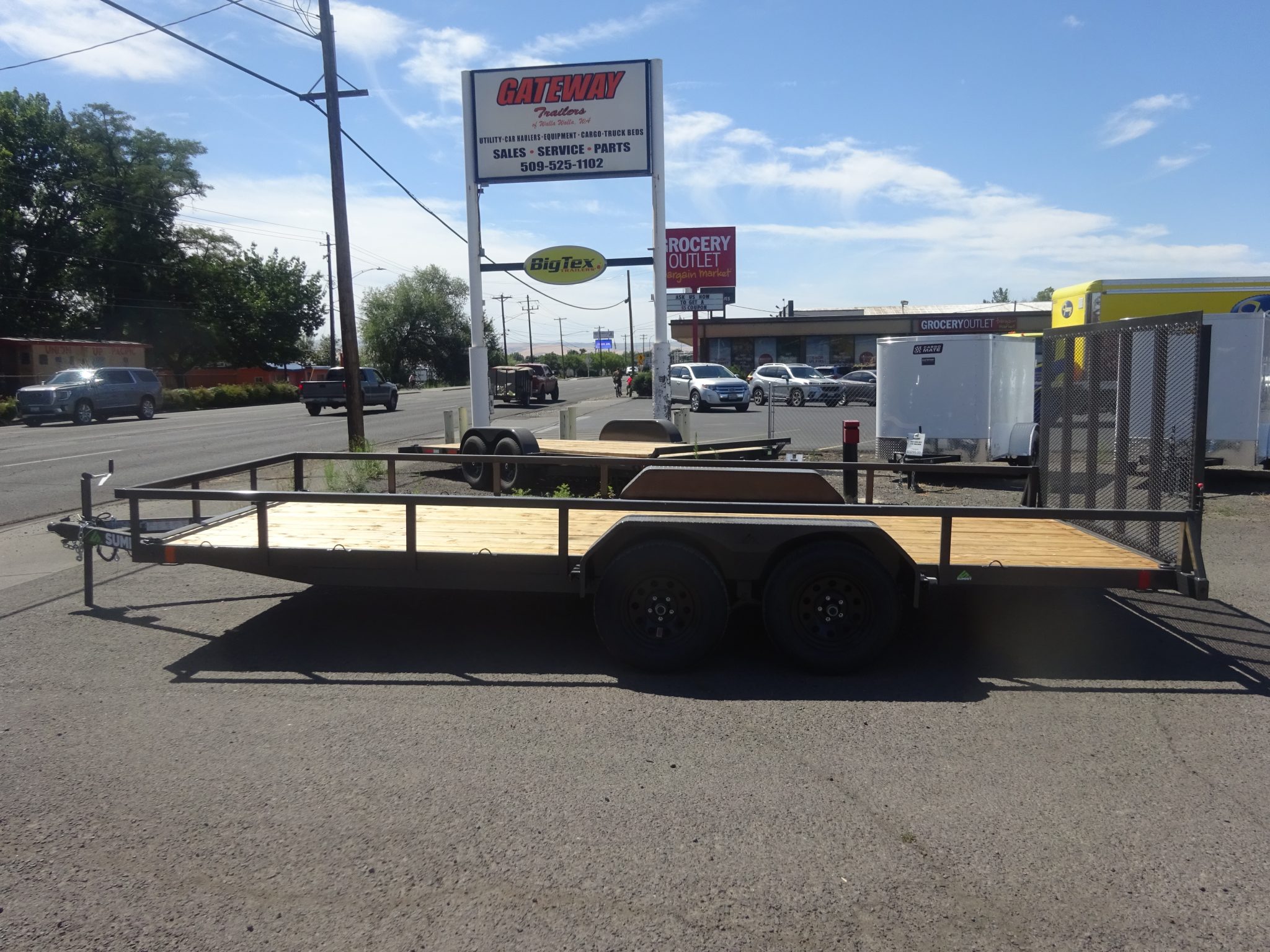 2026 Summit 7'x18' Cascade Utility Trailer *** 48" RAMP W/SPRING ASSIST ***