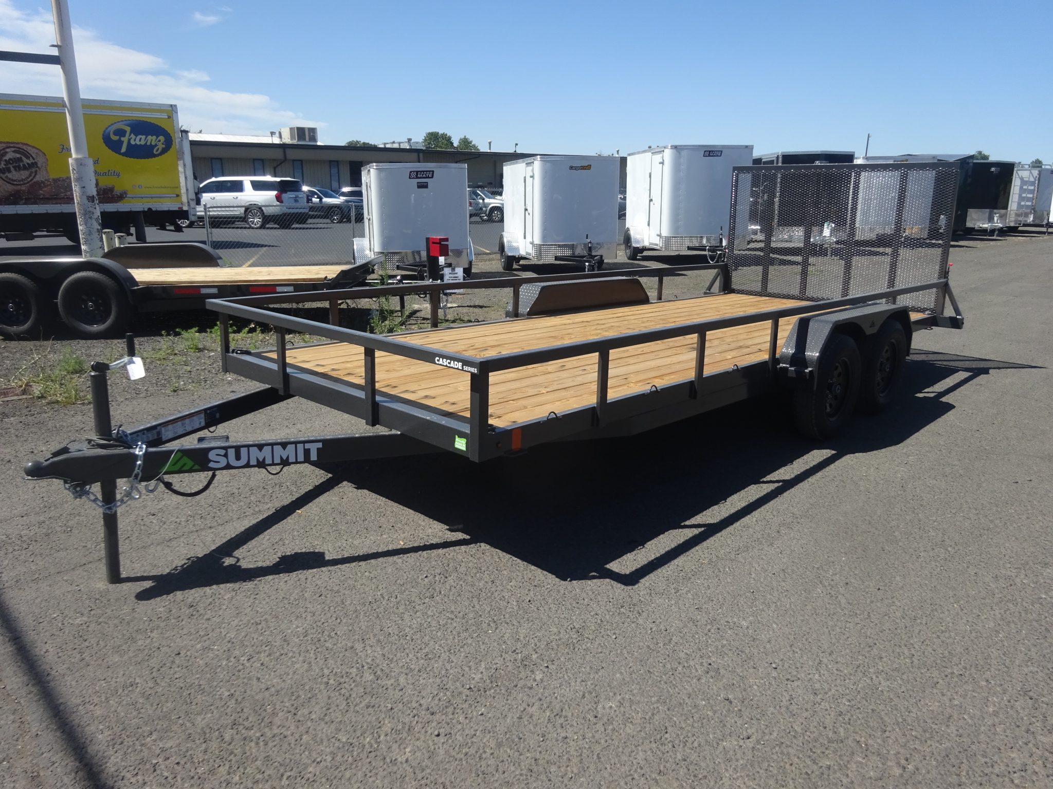 2026 Summit 7'x18' Cascade Utility Trailer *** 48" RAMP W/SPRING ASSIST *** - Image 2