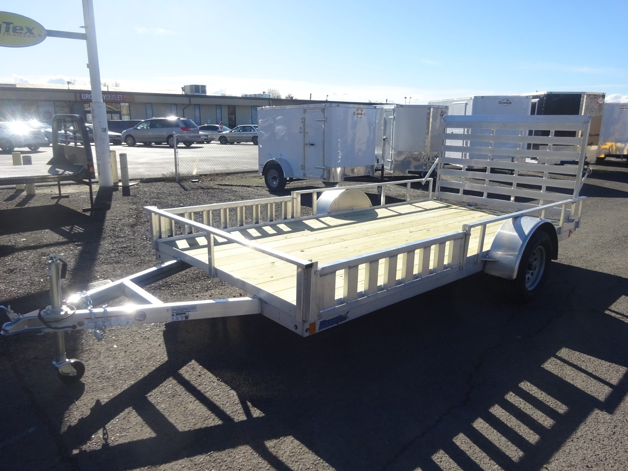 2026 Mission 80"x14' Utility Trailer *** ALL ALUMINUM FRAME *** - Image 2
