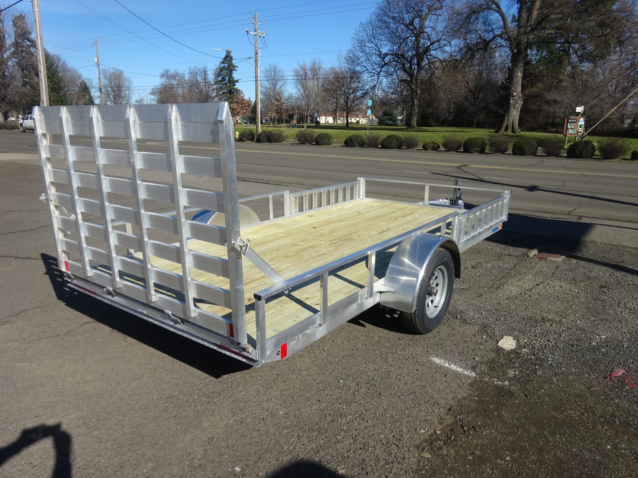 2026 Mission 80"x14' Utility Trailer *** ALL ALUMINUM FRAME *** - Image 4