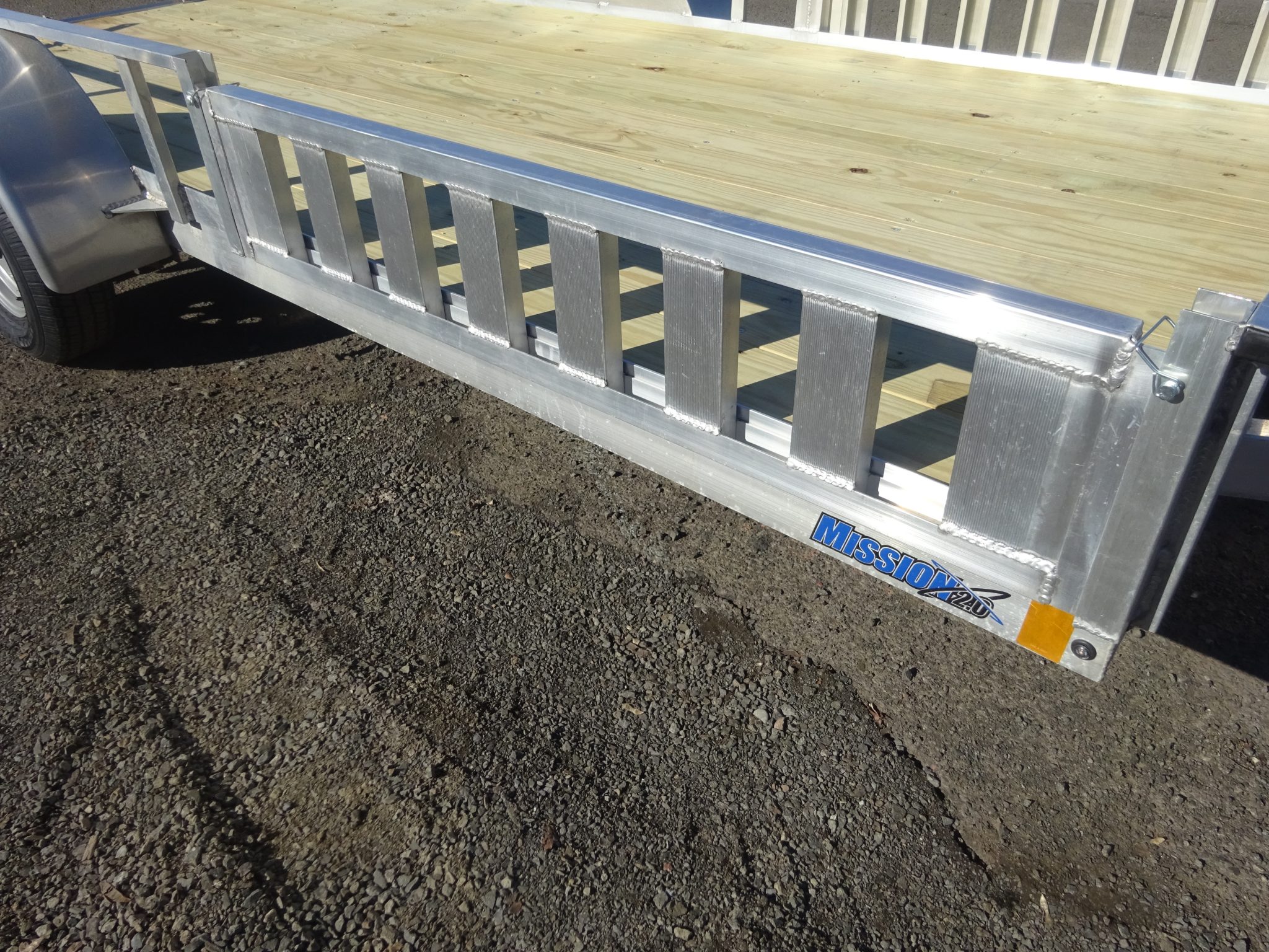 2026 Mission 80"x14' Utility Trailer *** ALL ALUMINUM FRAME *** - Image 6