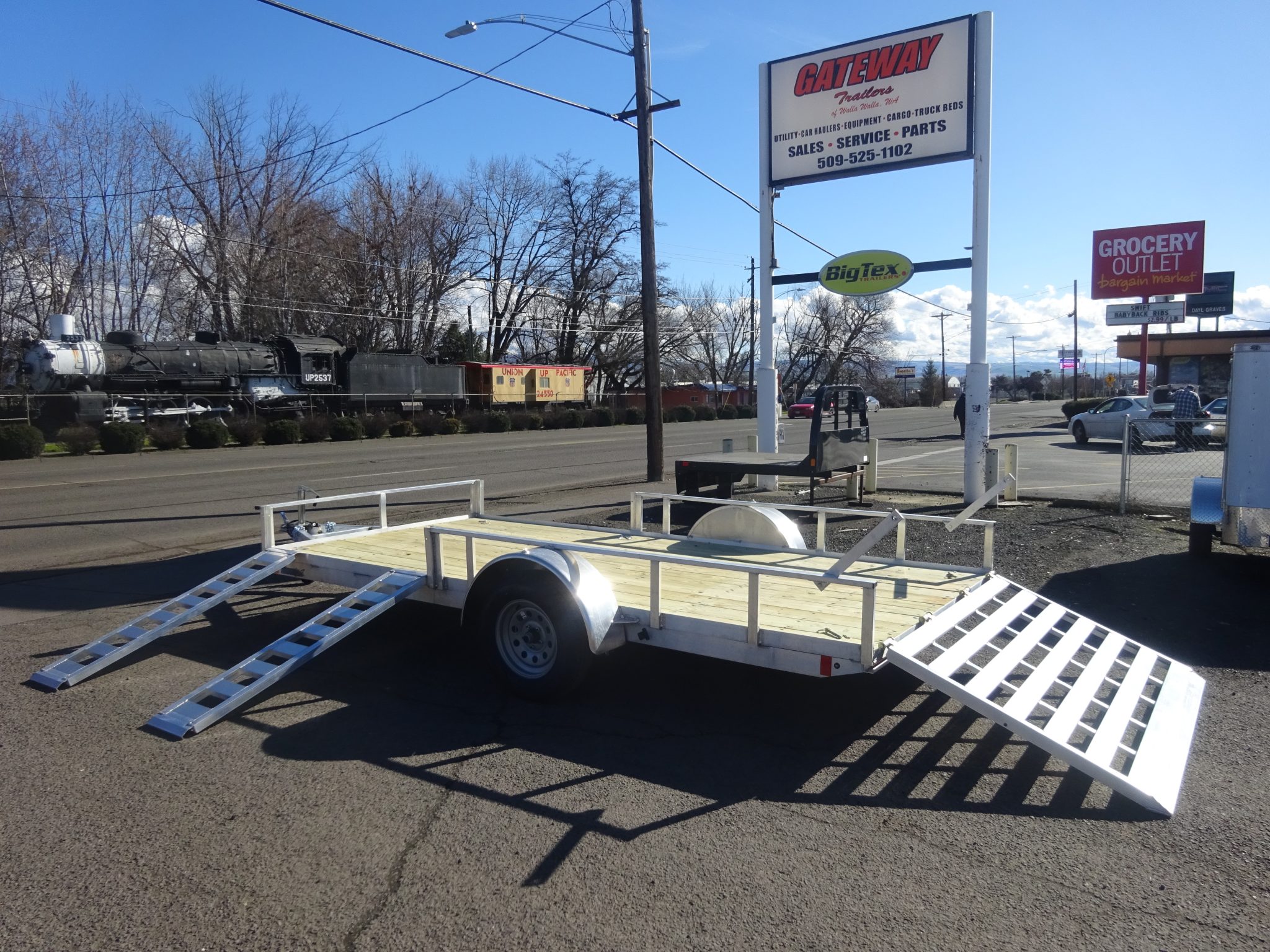 2026 Mission 80"x14' Utility Trailer *** ALL ALUMINUM FRAME *** - Image 8