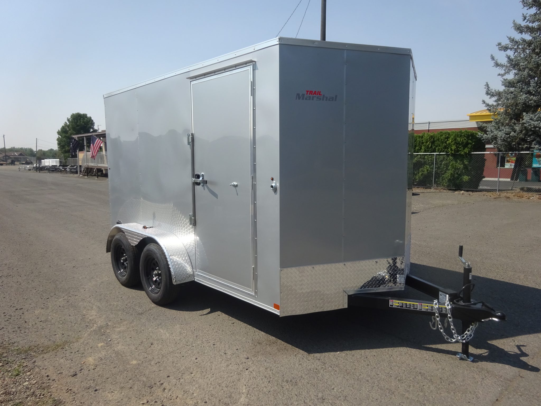 2026 Trail Marshall 7'x12' Enclosed Trailer *** GVWR 7,000 LBS *** - Image 3