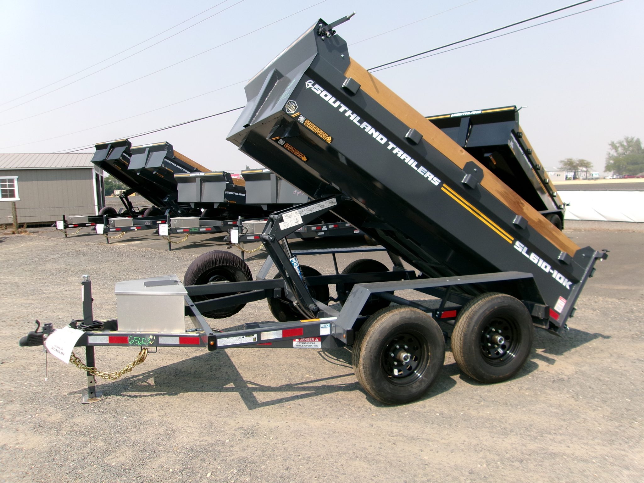 2027 6'x10' 10K Southland Dump Trailer ->COMPLETE PACKAGE DEAL!!<- - Image 2