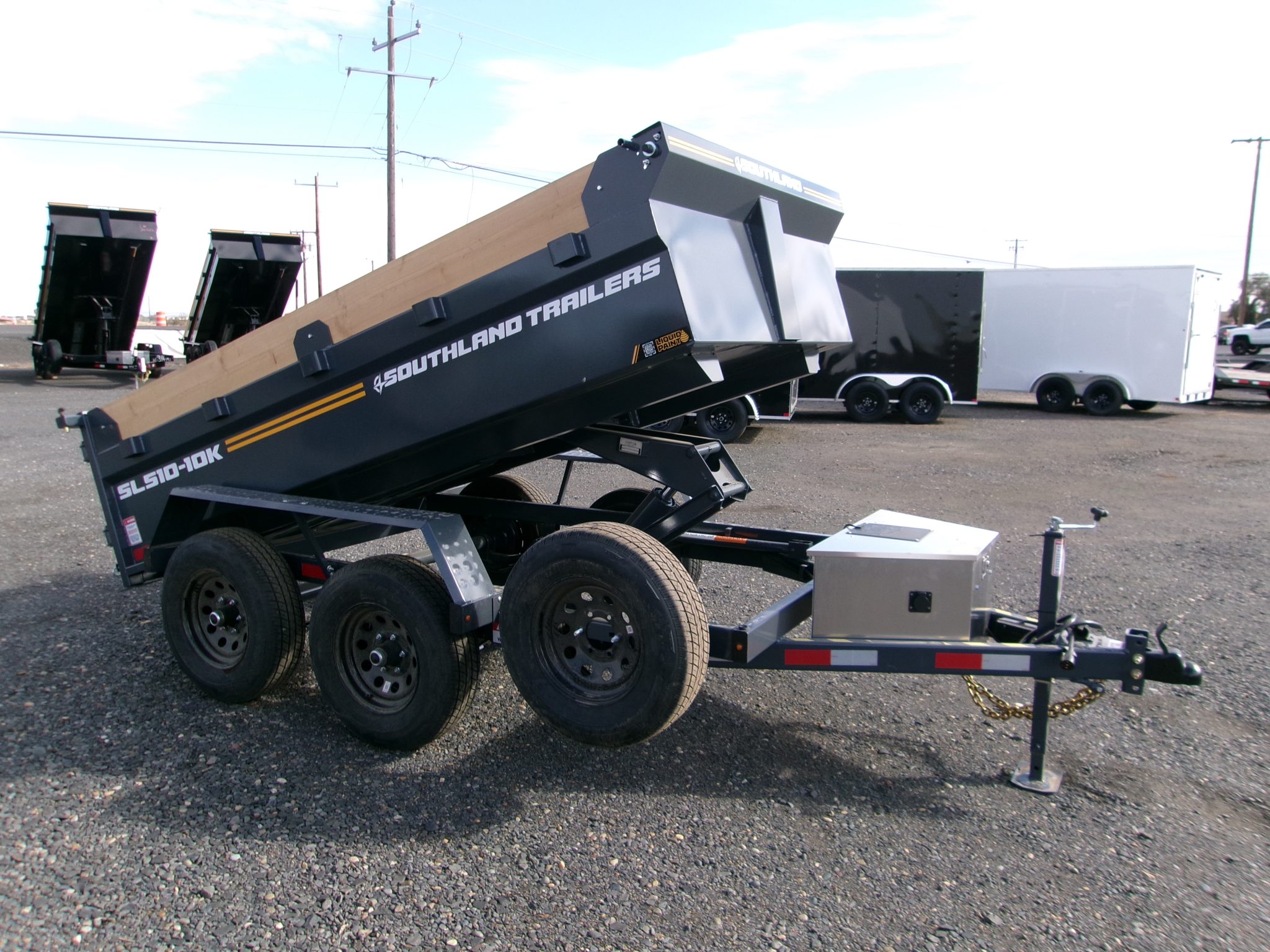 2027 5'x10' 10K Southland Dump Trailer ->PAYLOAD: 9,237lbs<- - Image 2