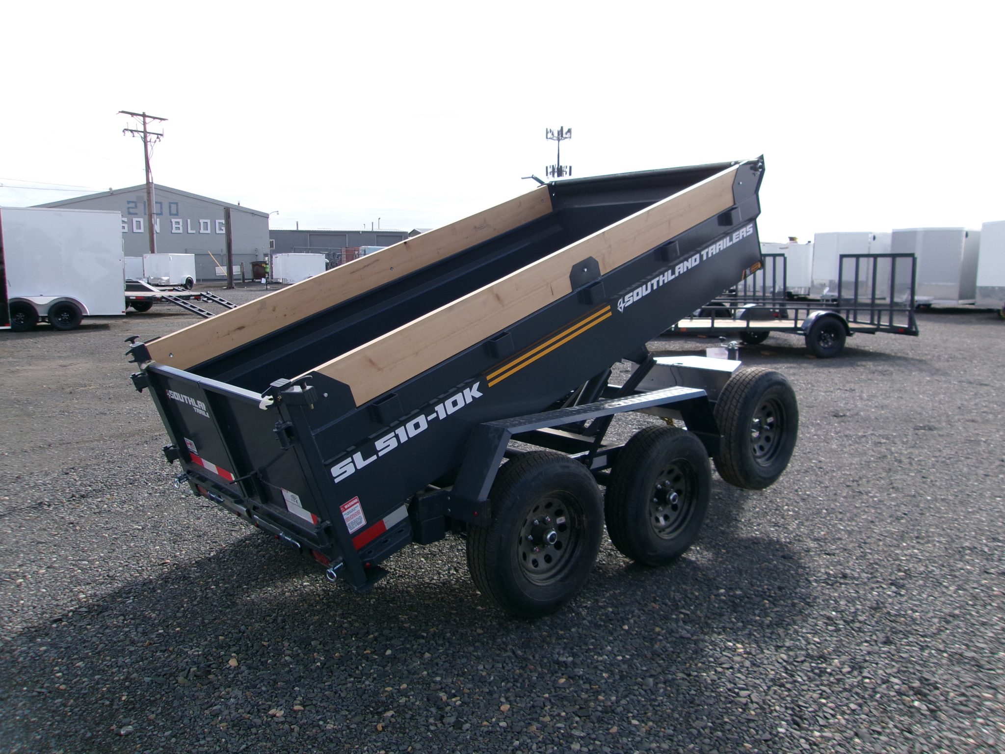 2027 5'x10' 10K Southland Dump Trailer ->PAYLOAD: 9,237lbs<- - Image 3